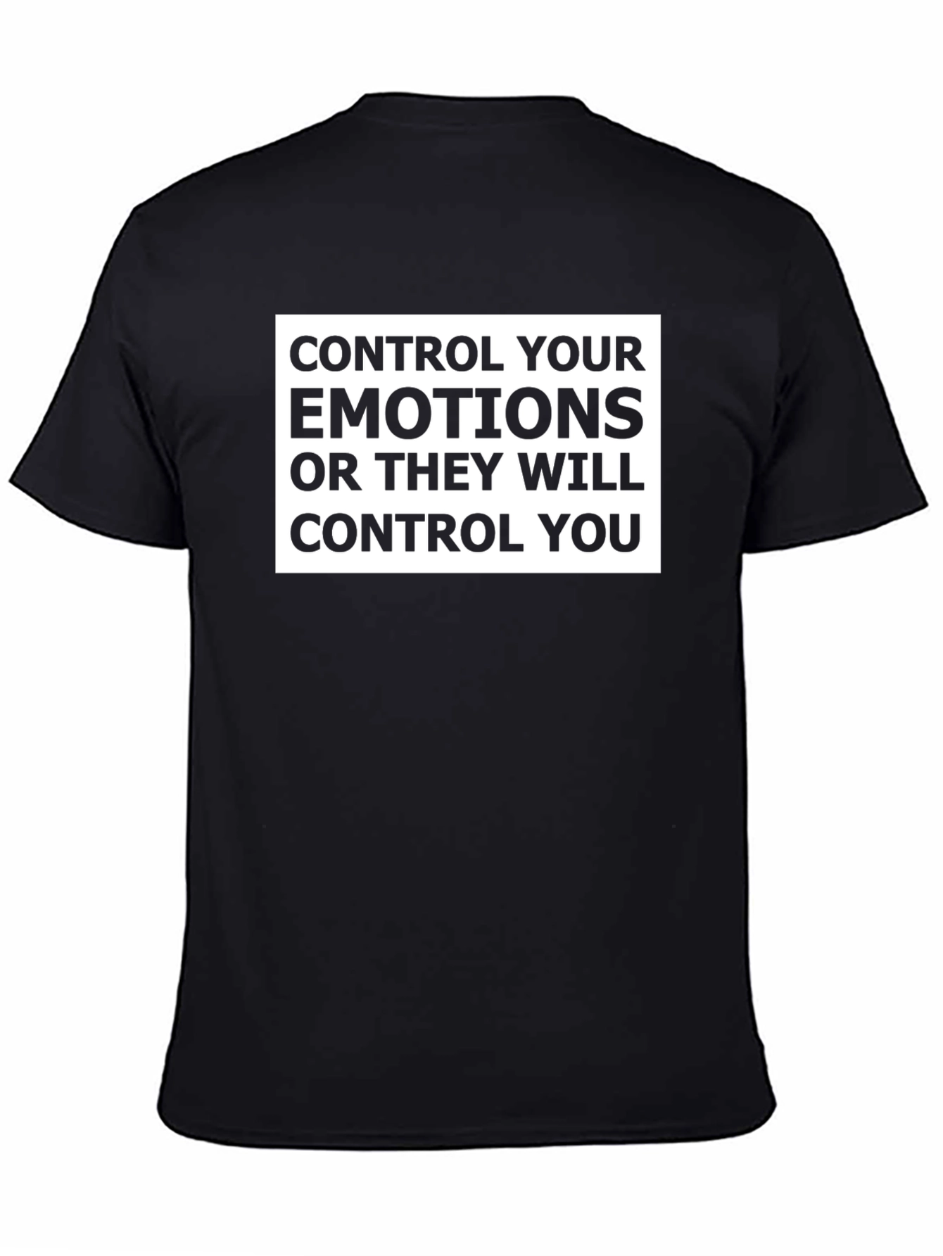 Emotional Control T-Shirt - Black