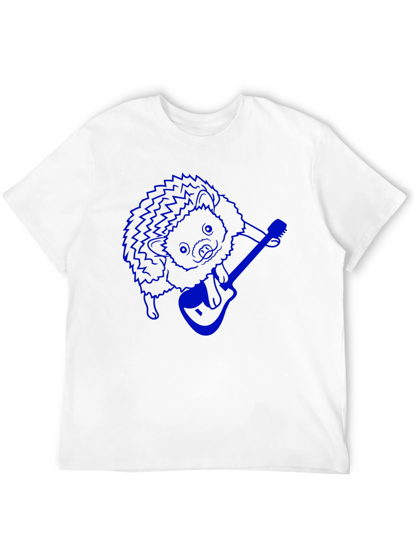 Hedgehog Guitar Player Graphic Tee