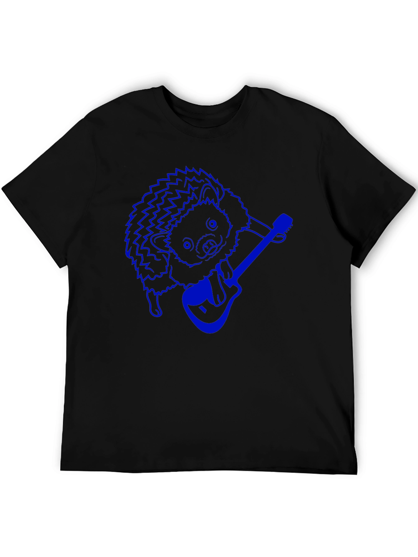 Hedgehog Guitar Player Graphic Tee