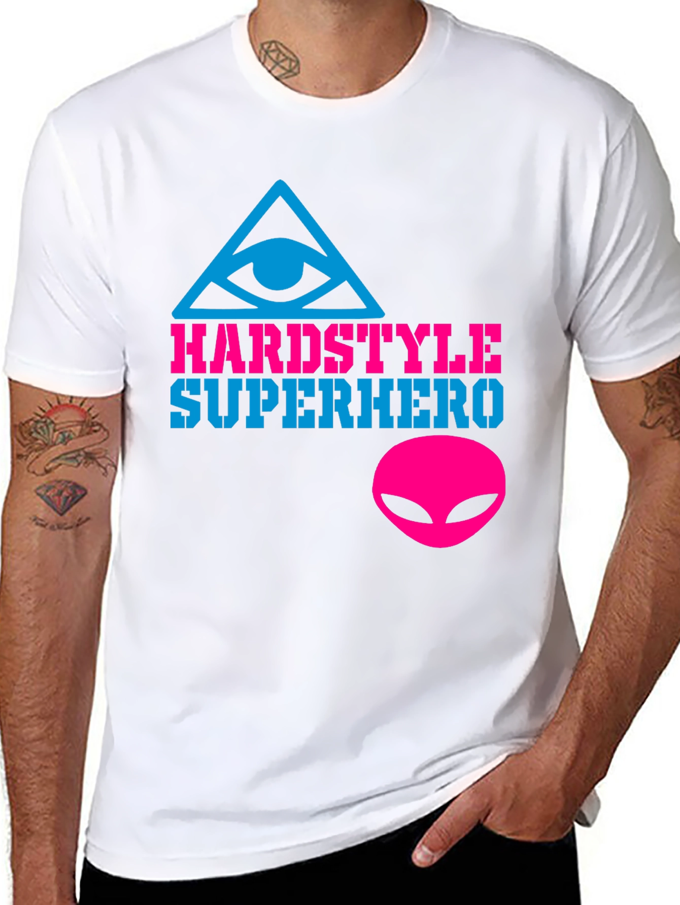 Hardstyle Superhero Graphic Tee