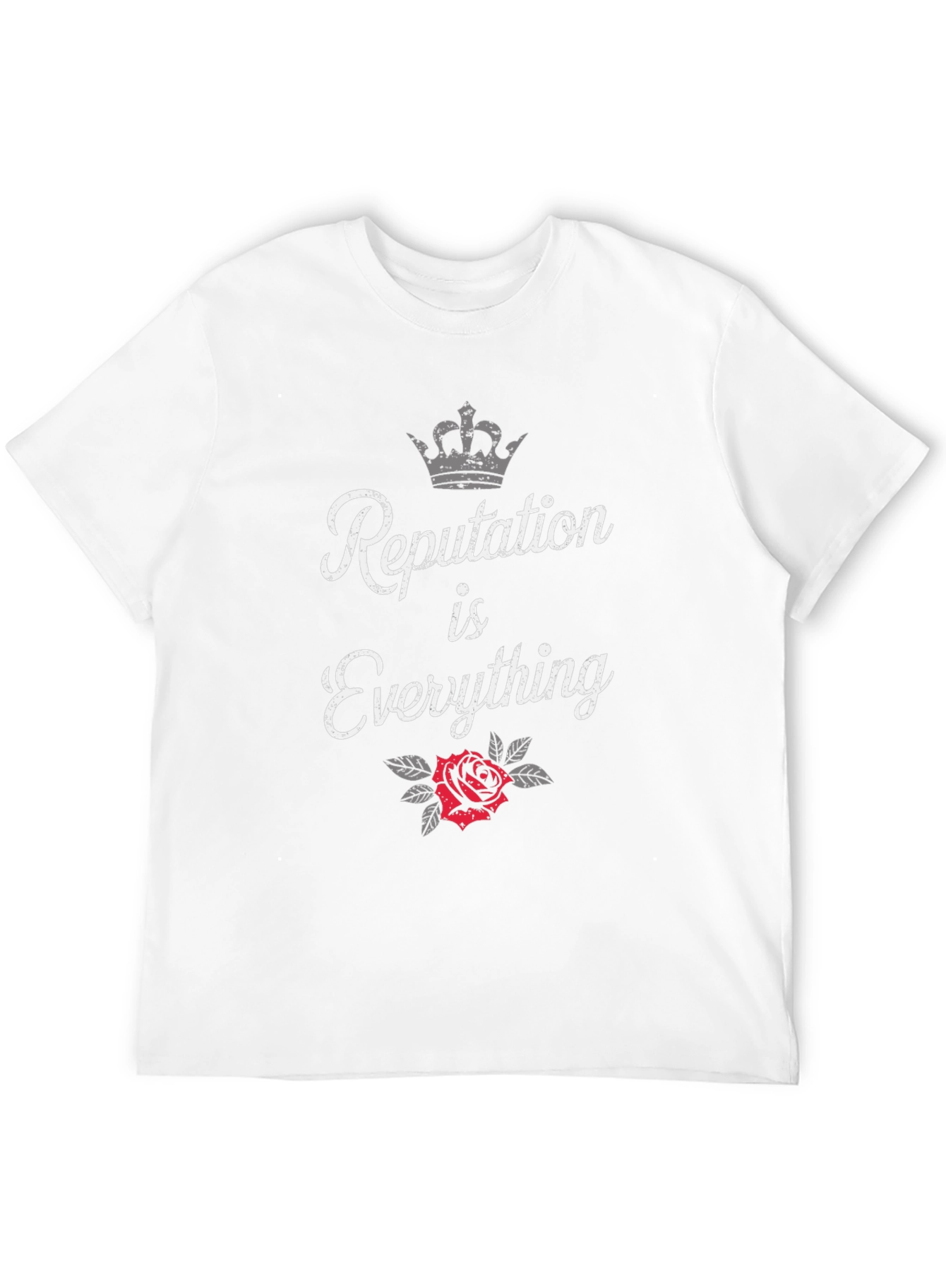 Reputation is Everything Graphic Tee - Black Cotton T-Shirt