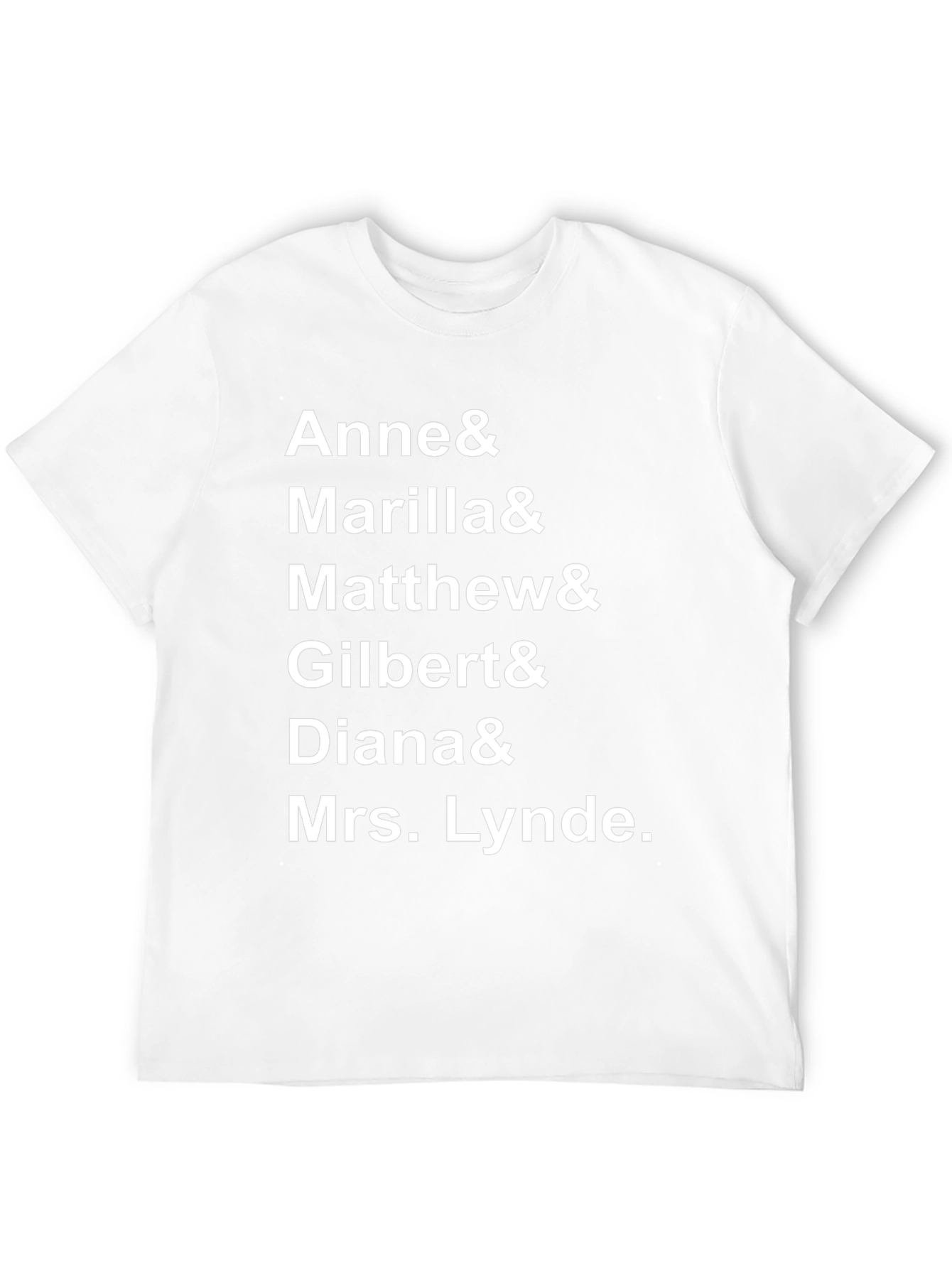 Anne of Green Gables Character T-Shirt