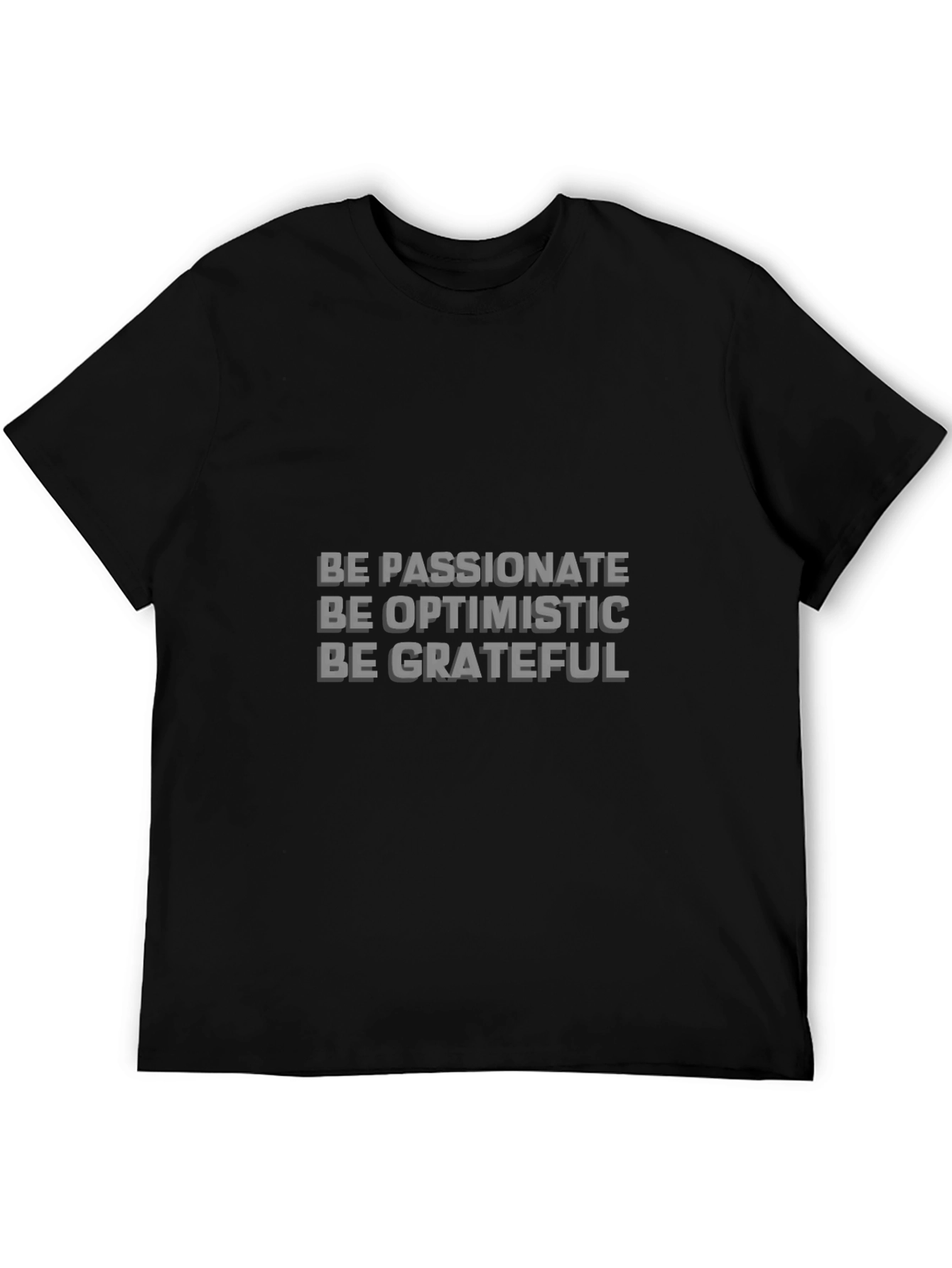 Be Positive Graphic Tee - Black