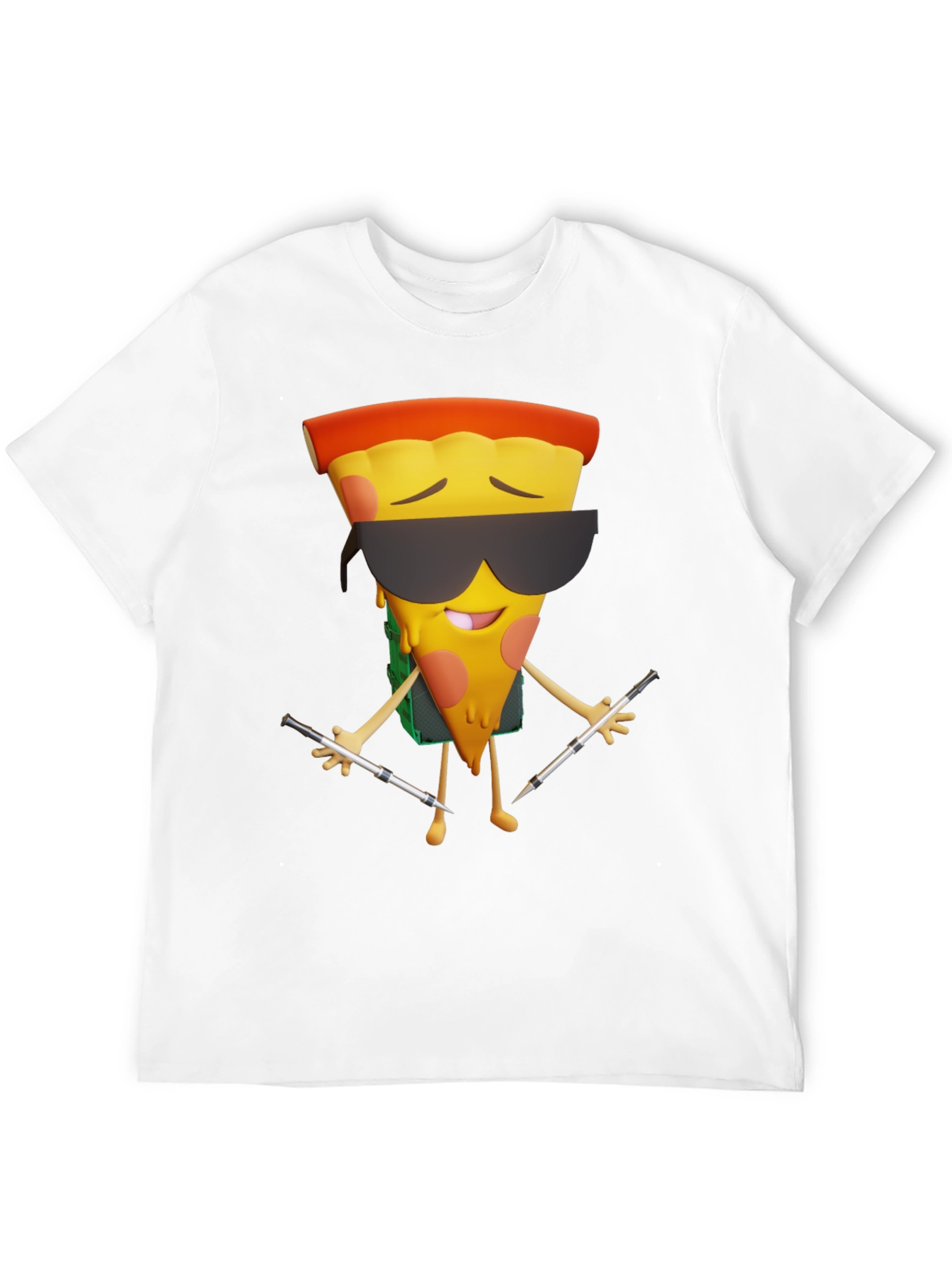Pizza DJ Graphic T-Shirt - Cool & Unique Design