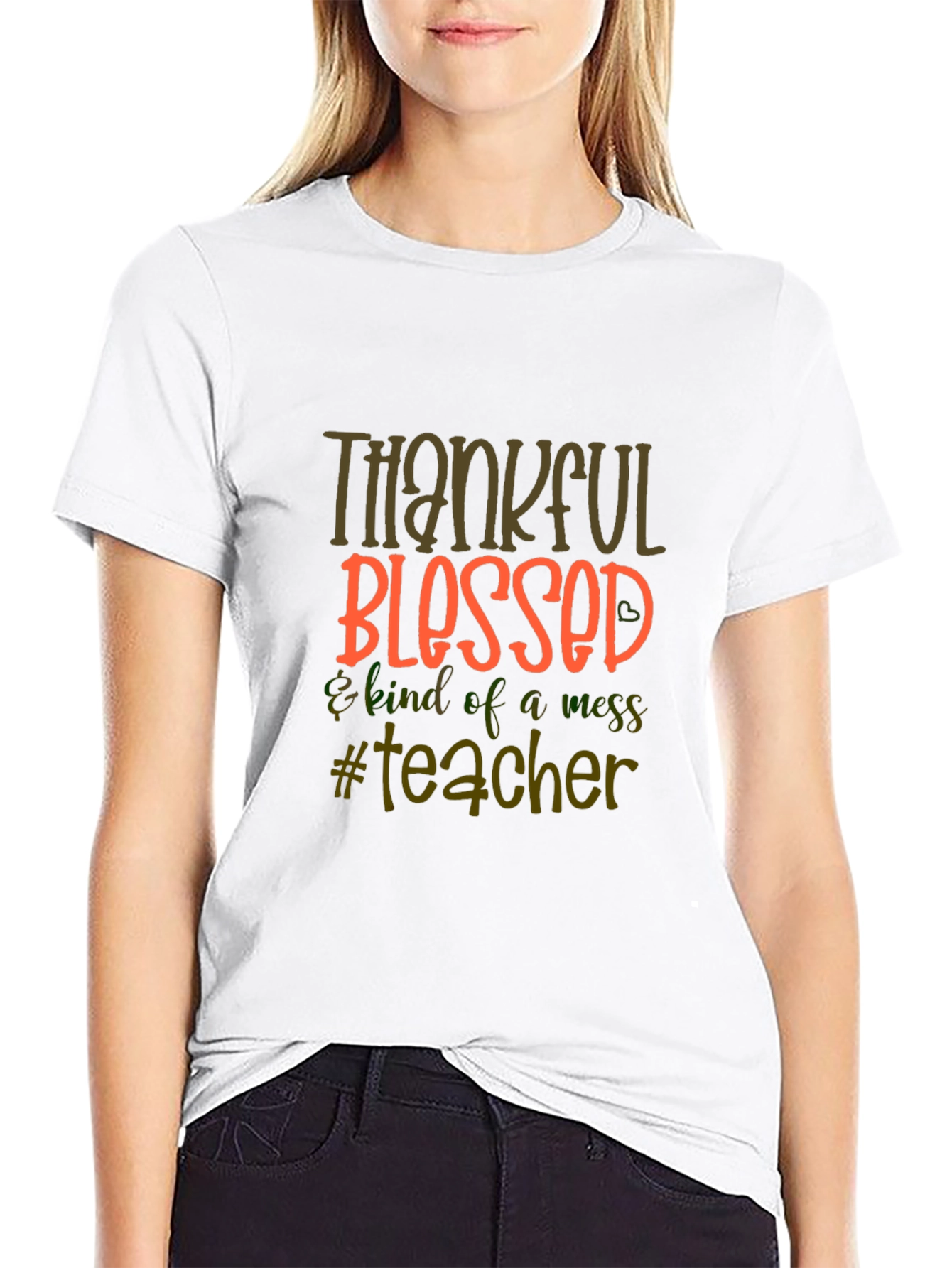 Thankful Blessed Teacher T-Shirt