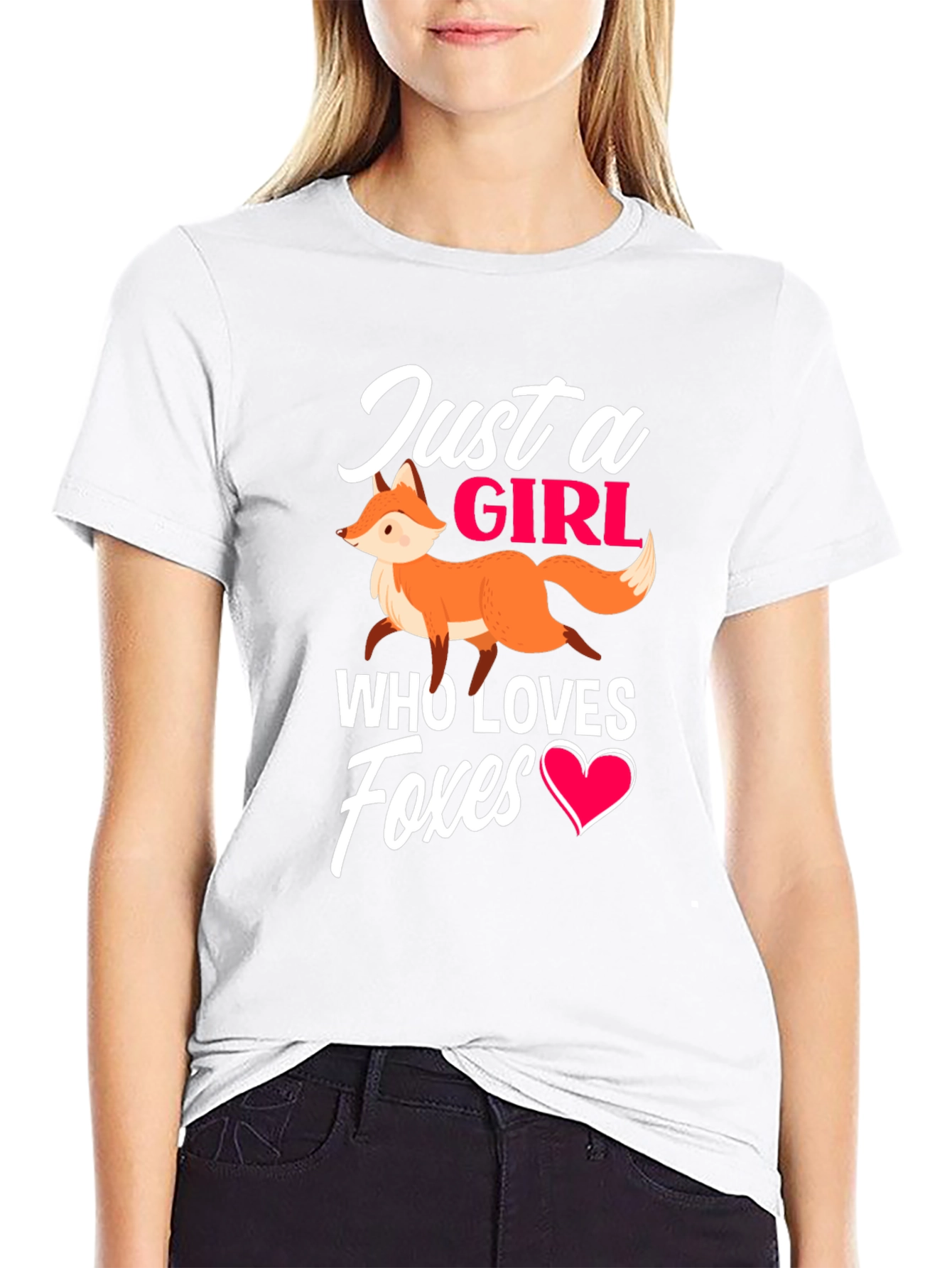 Just A Girl Who Loves Foxes T-Shirt