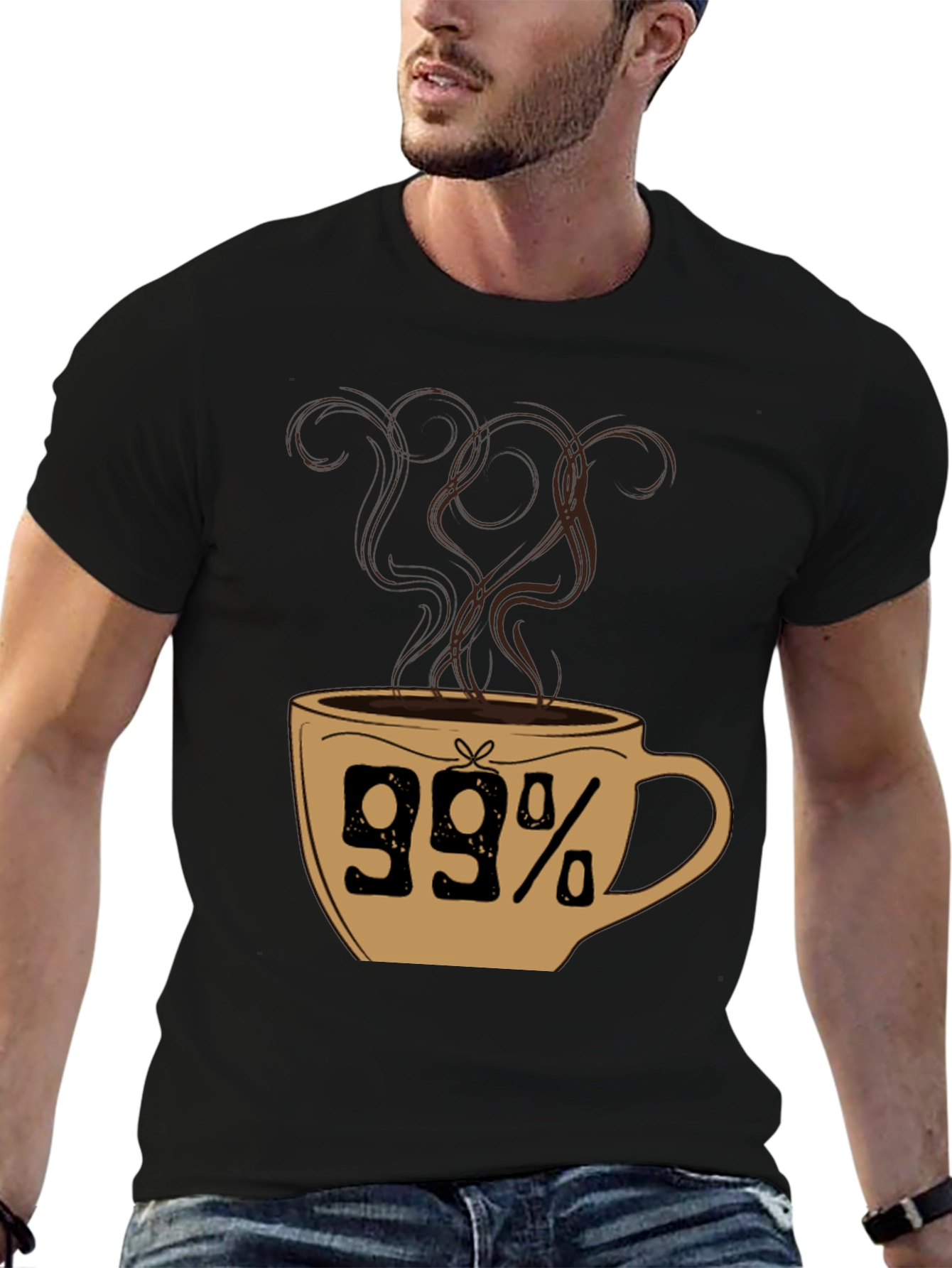 99% Coffee T-Shirt - Caffeine Lovers Tee