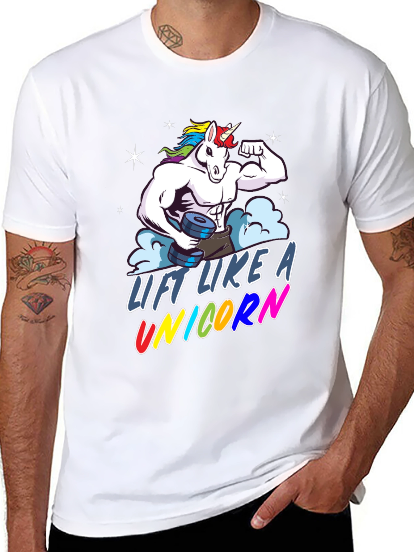 Lift Like a Unicorn Graphic Tee