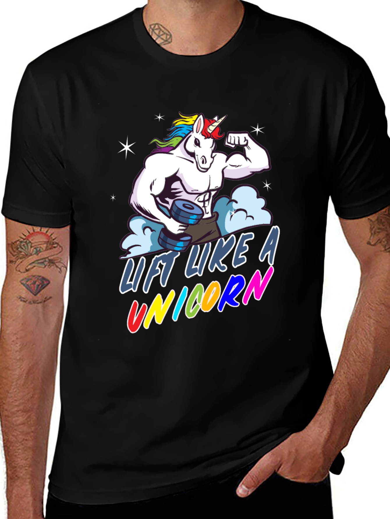 Lift Like a Unicorn Graphic Tee
