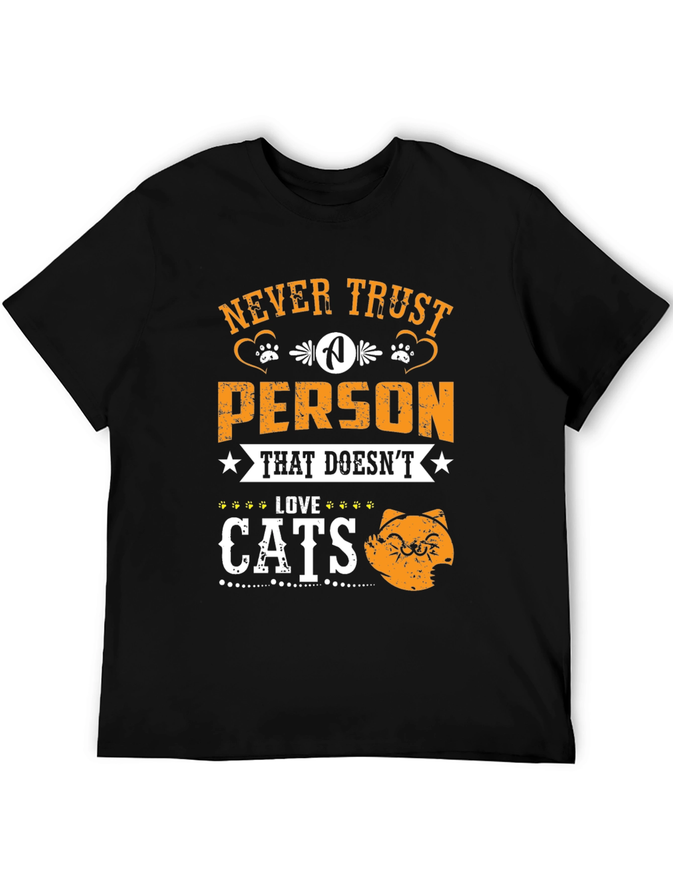 Never Trust Person That Doesnt Love Cats T-Shirt