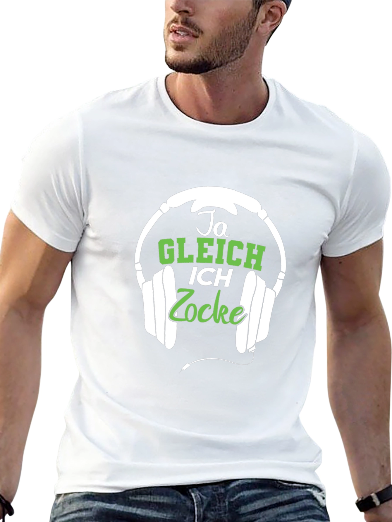 Gleich Ich Zocke T-Shirt - Gamer Headphone Graphic Tee