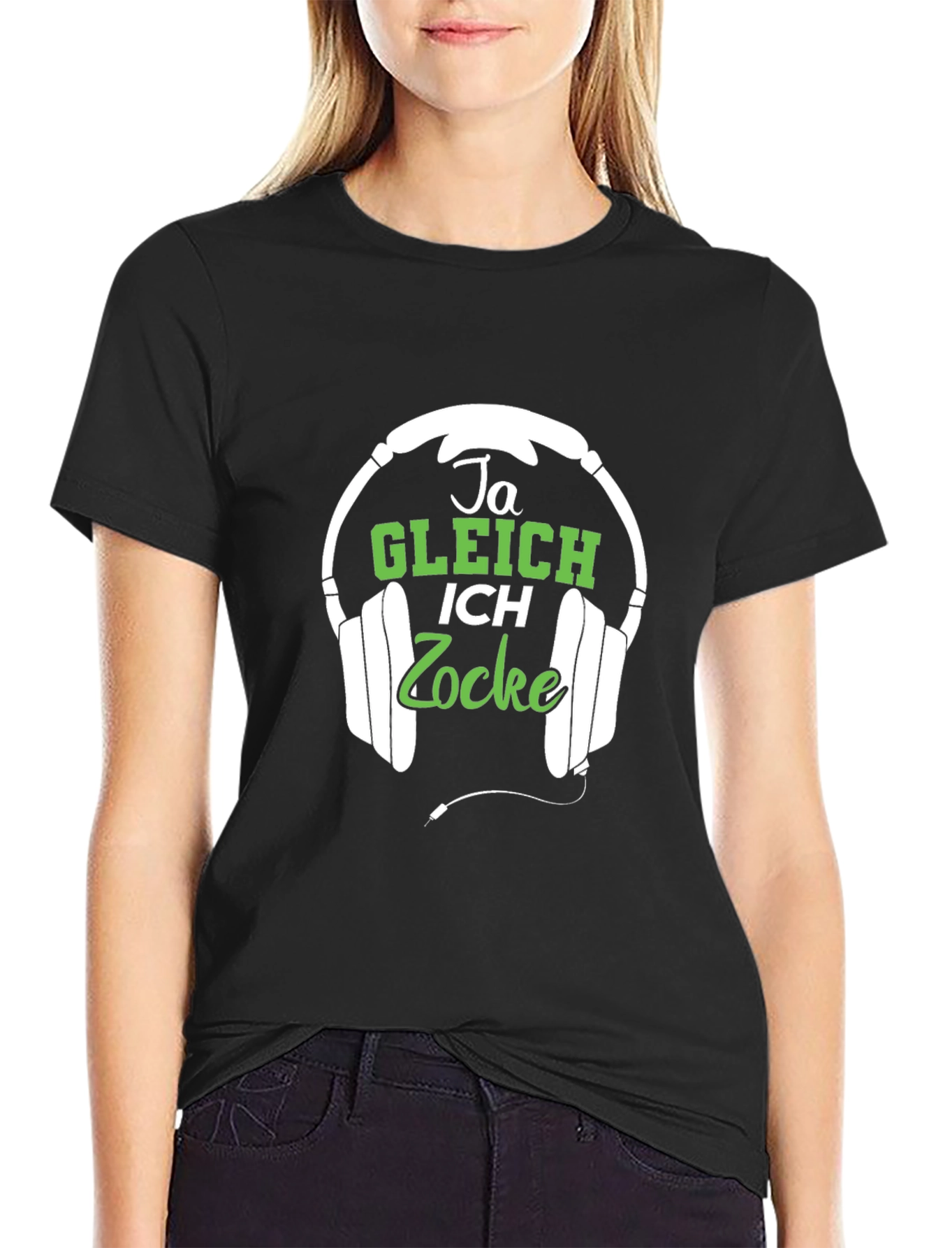 Gleich Ich Zocke T-Shirt - Gamer Headphone Graphic Tee