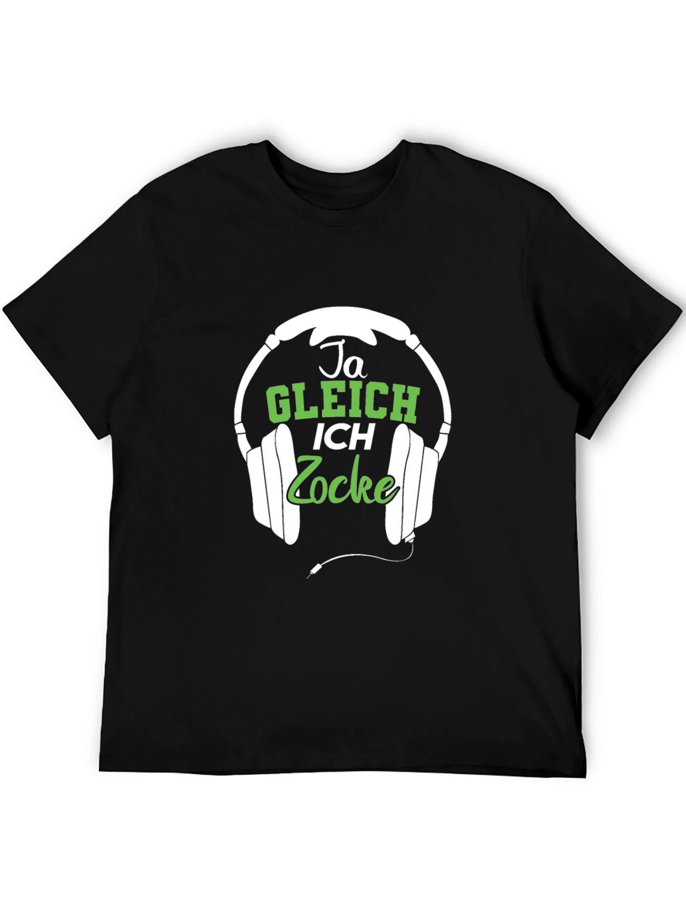 Gleich Ich Zocke T-Shirt - Gamer Headphone Graphic Tee