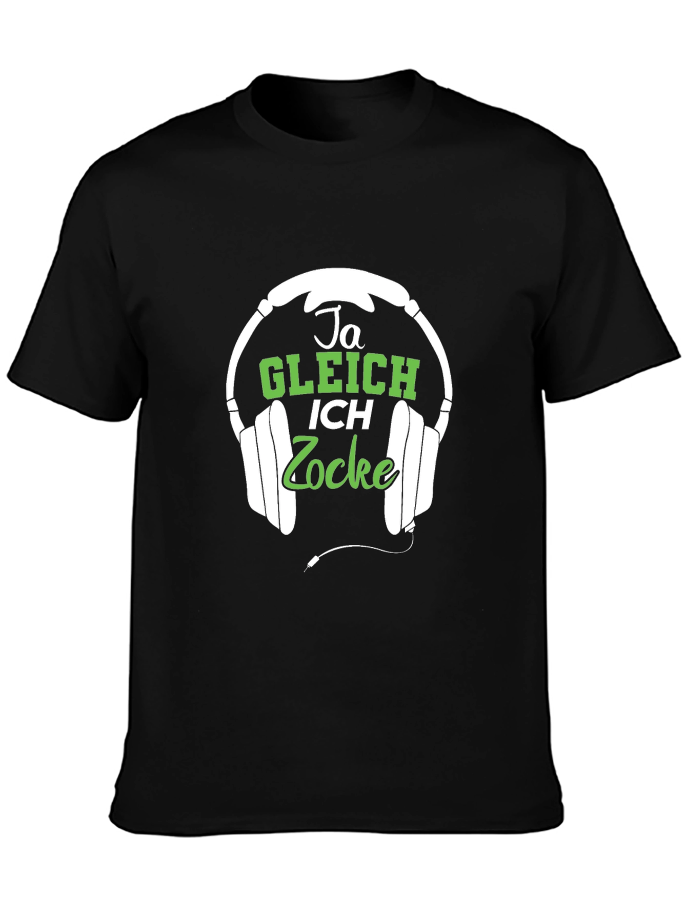Gleich Ich Zocke T-Shirt - Gamer Headphone Graphic Tee