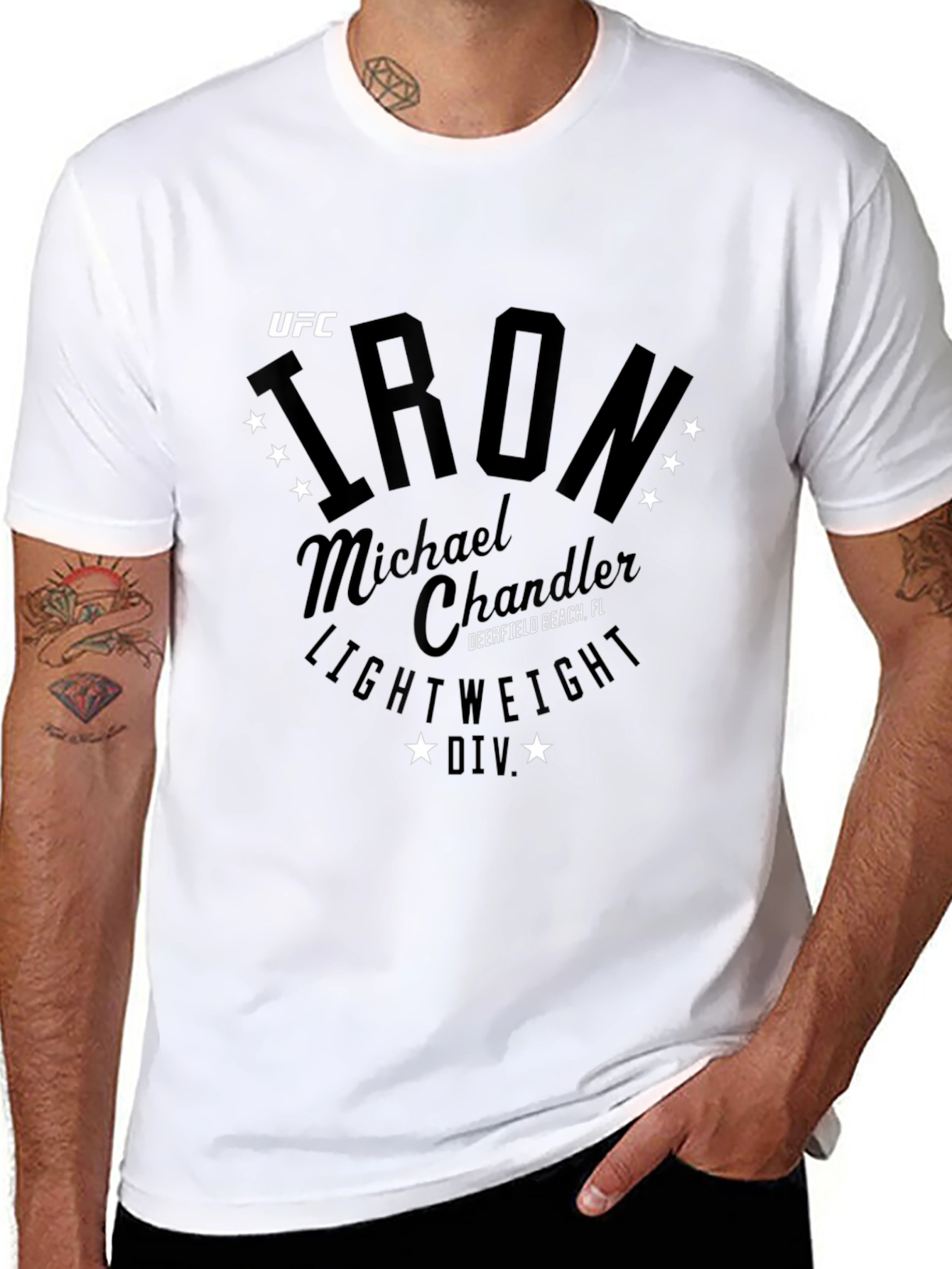 UFC Iron Michael Chandler Black T-Shirt