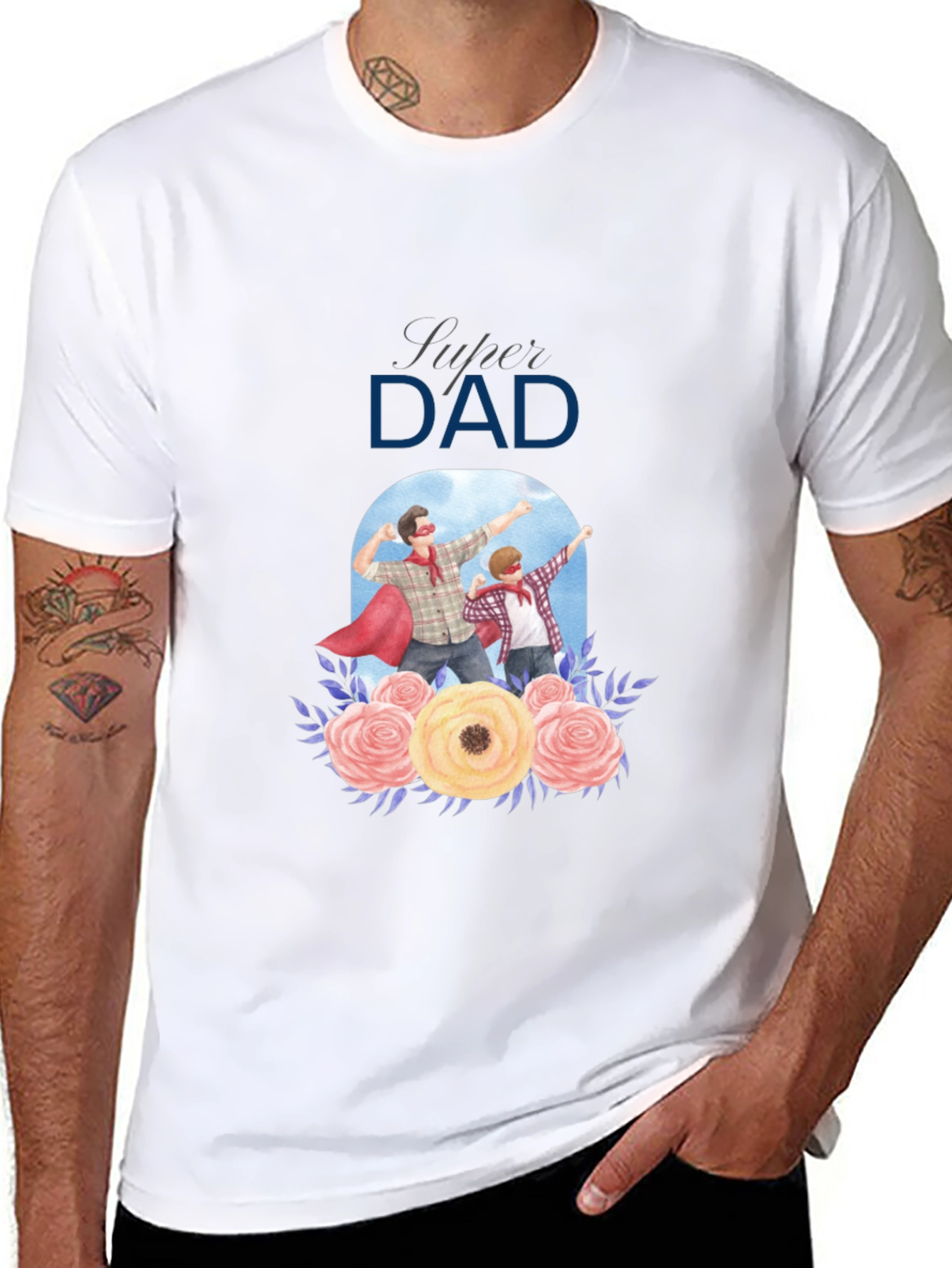 Super Dad T-Shirt - Fathers Day Gift Idea