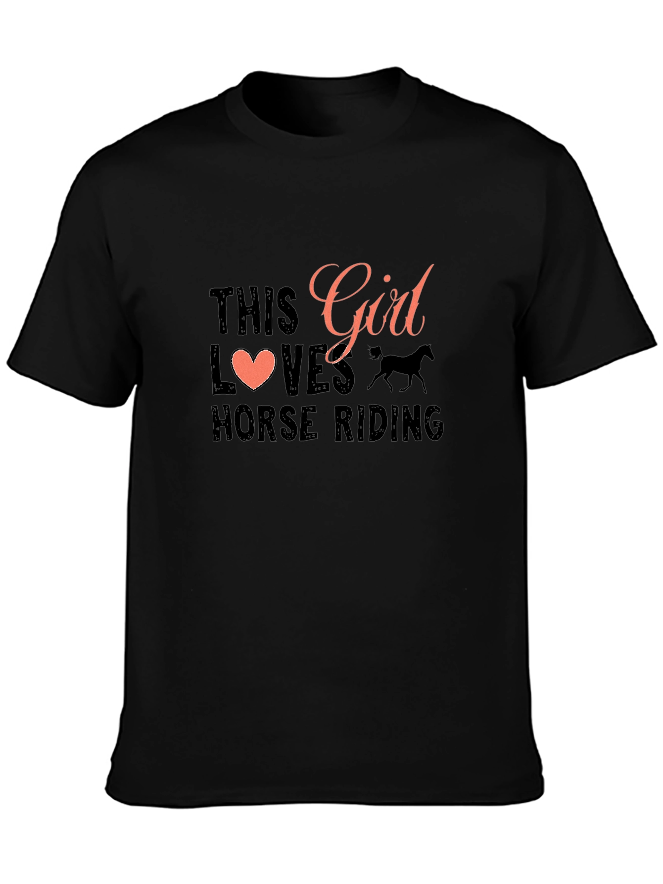 Equestrian T-Shirt - This Girl Loves Horse Riding
