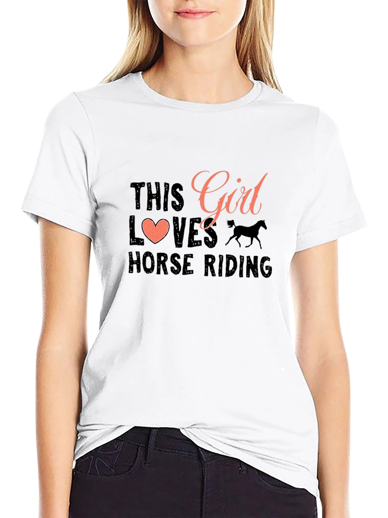 Equestrian T-Shirt - This Girl Loves Horse Riding