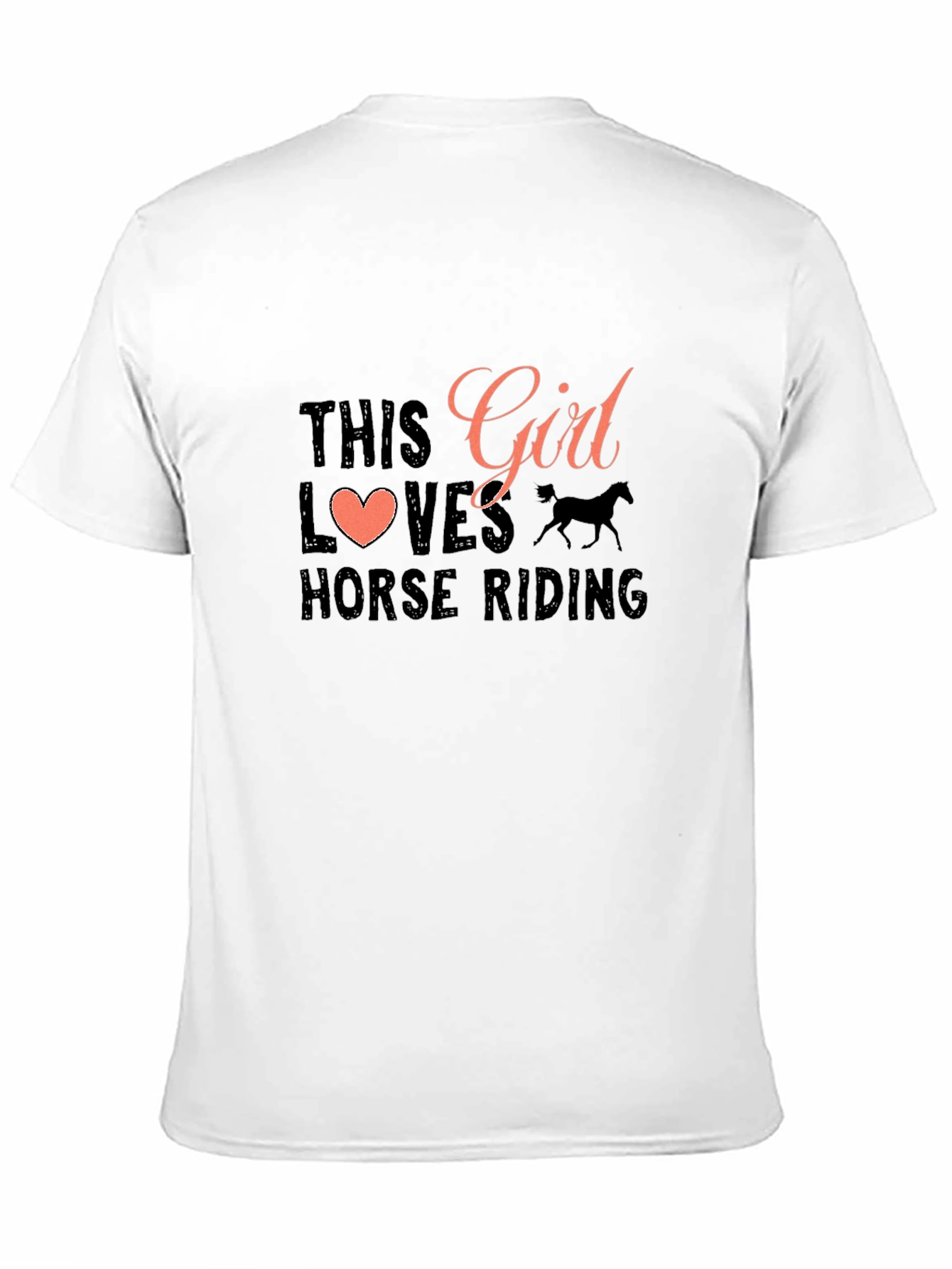 Equestrian T-Shirt - This Girl Loves Horse Riding