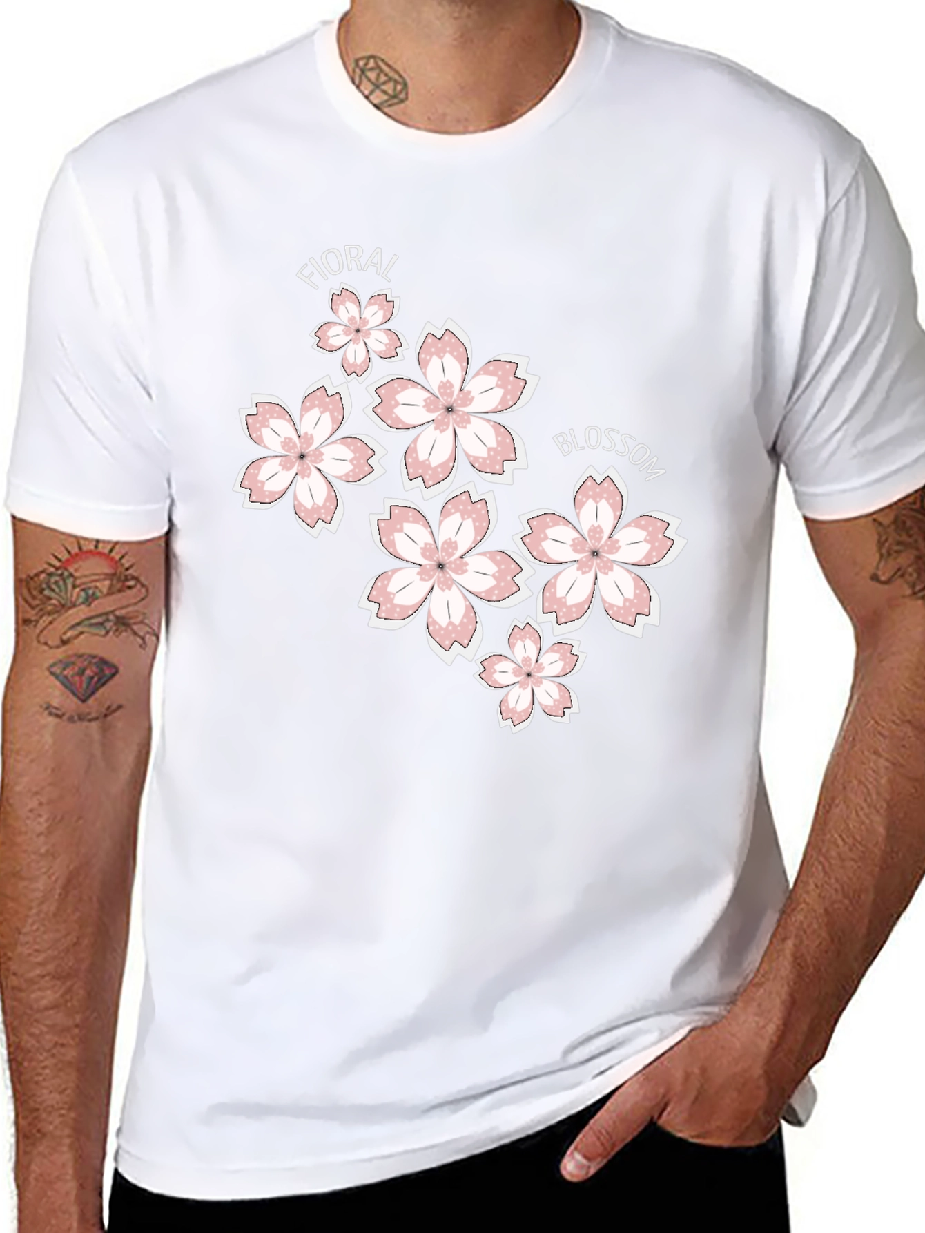 Floral Blossom Graphic Print T-Shirt