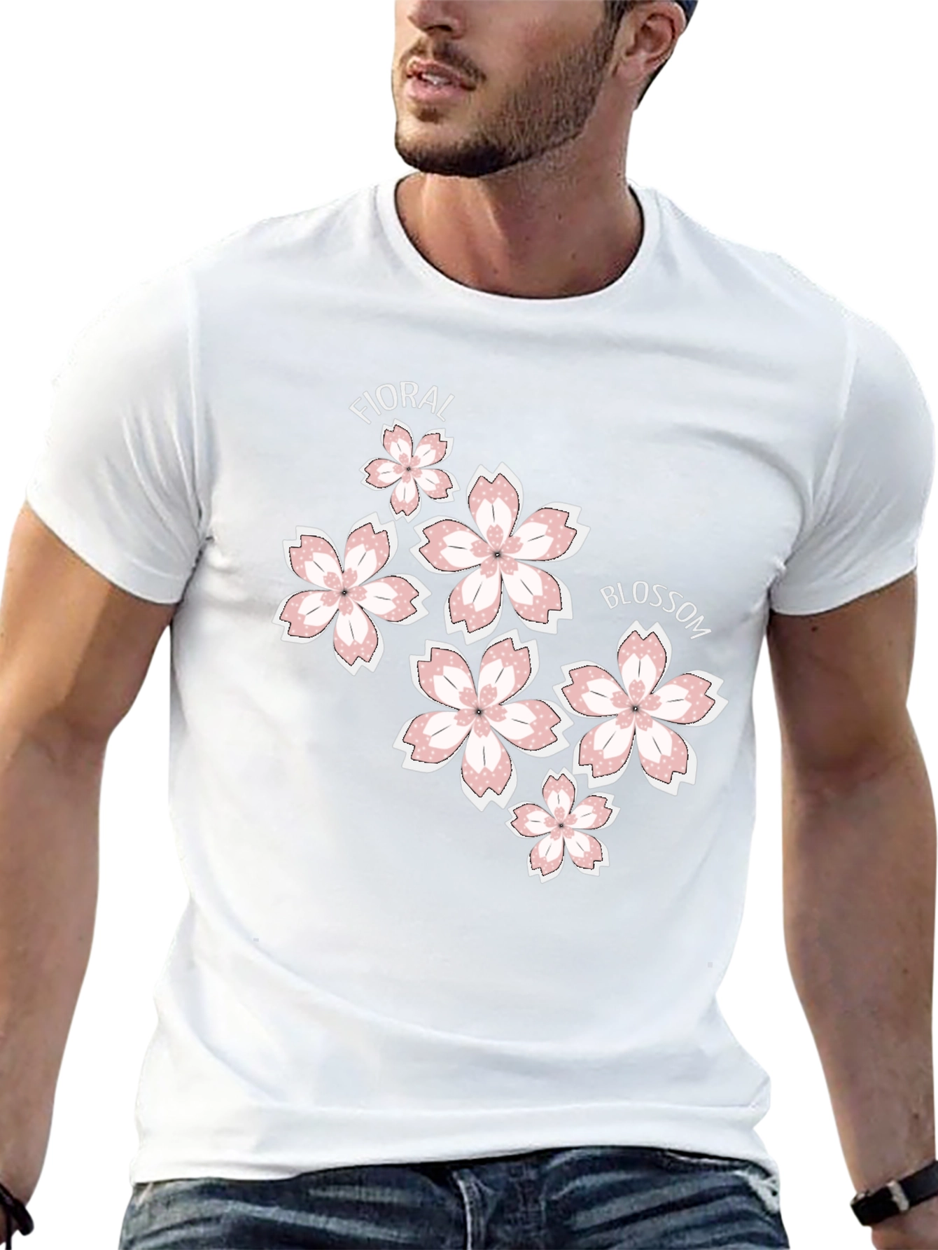 Floral Blossom Graphic Print T-Shirt