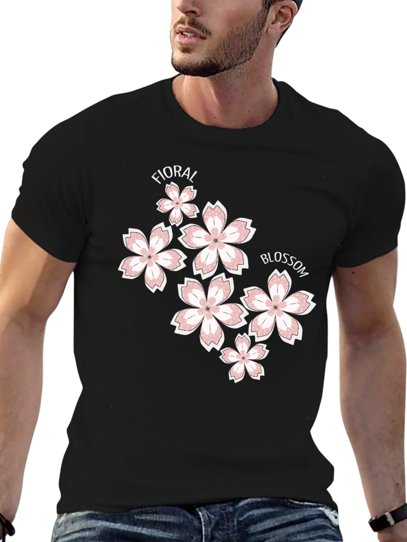 Floral Blossom Graphic Print T-Shirt