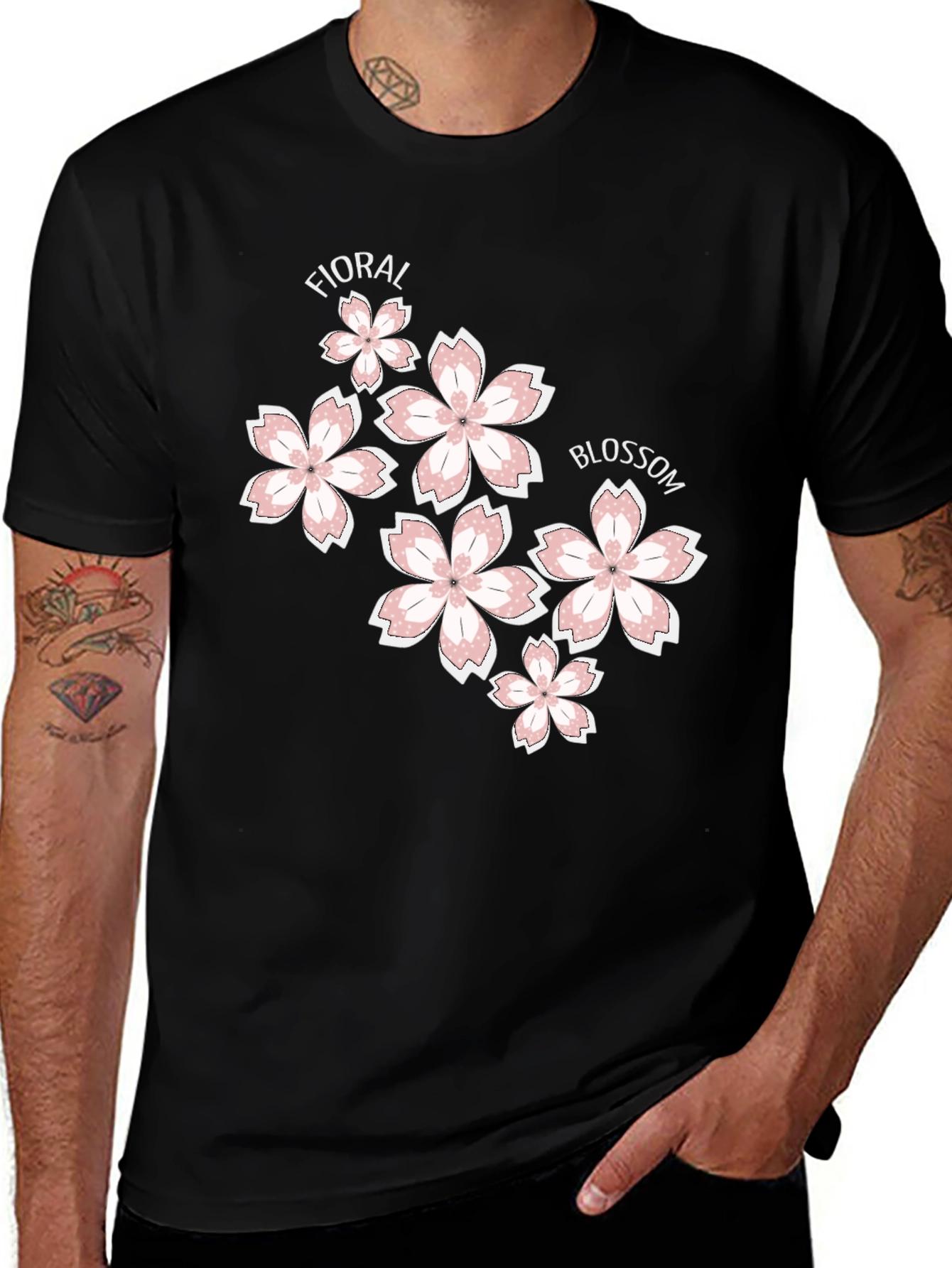 Floral Blossom Graphic Print T-Shirt