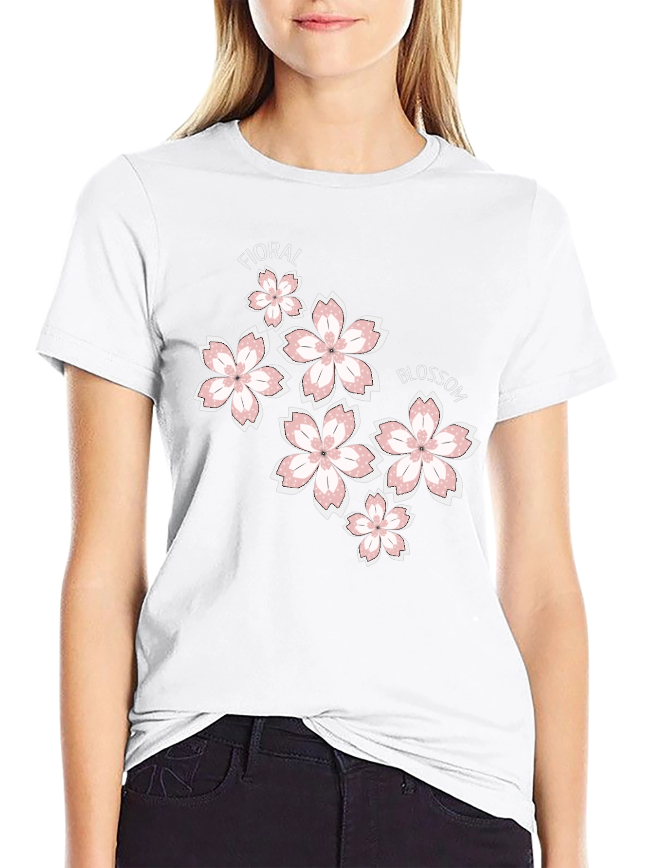 Floral Blossom Graphic Print T-Shirt