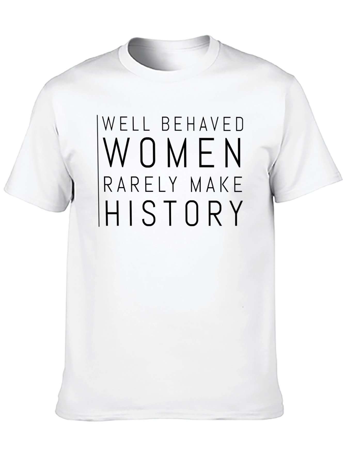 Well Behaved Women History Tee - Black