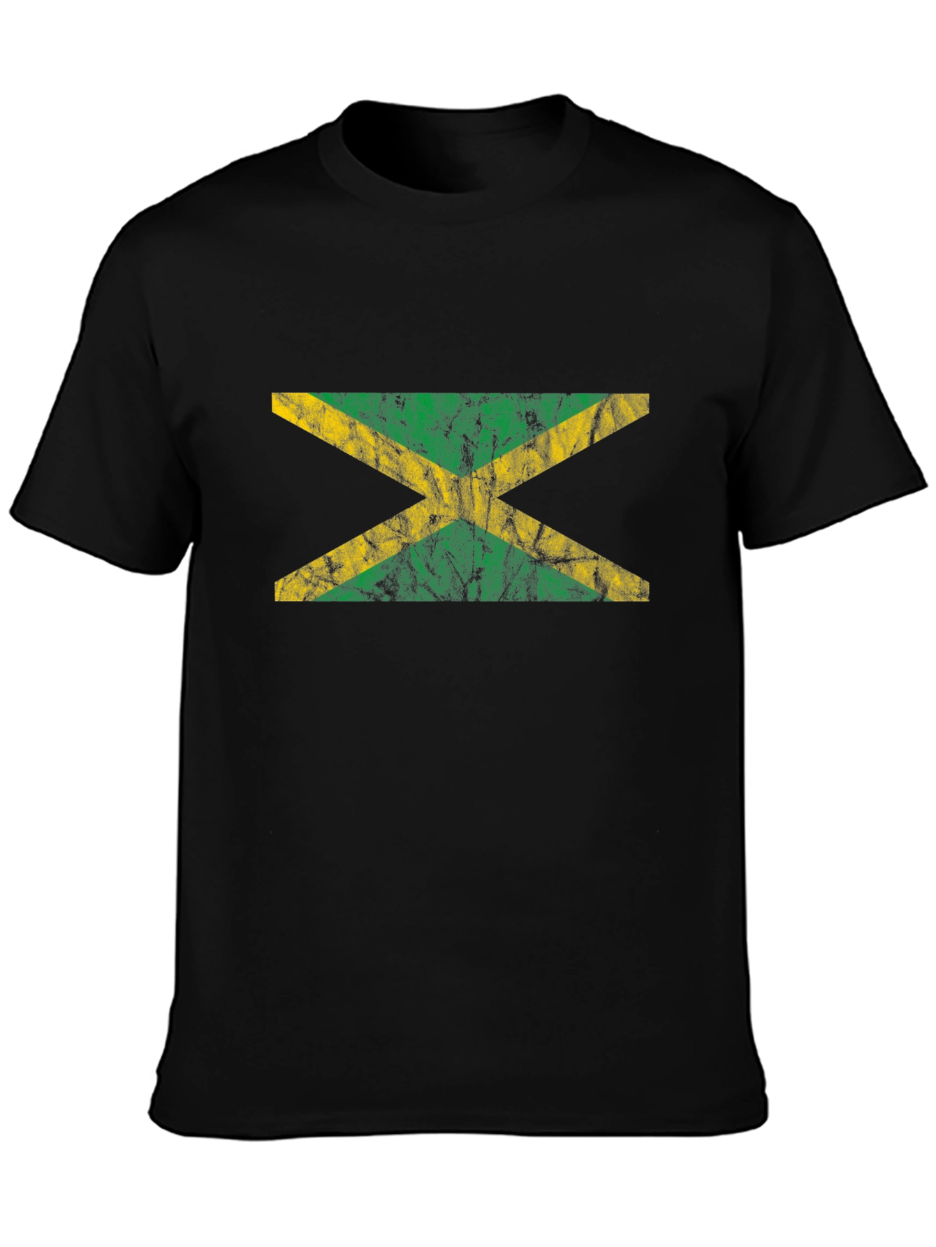 Jamaica Flag T-Shirt - Distressed Look Tee