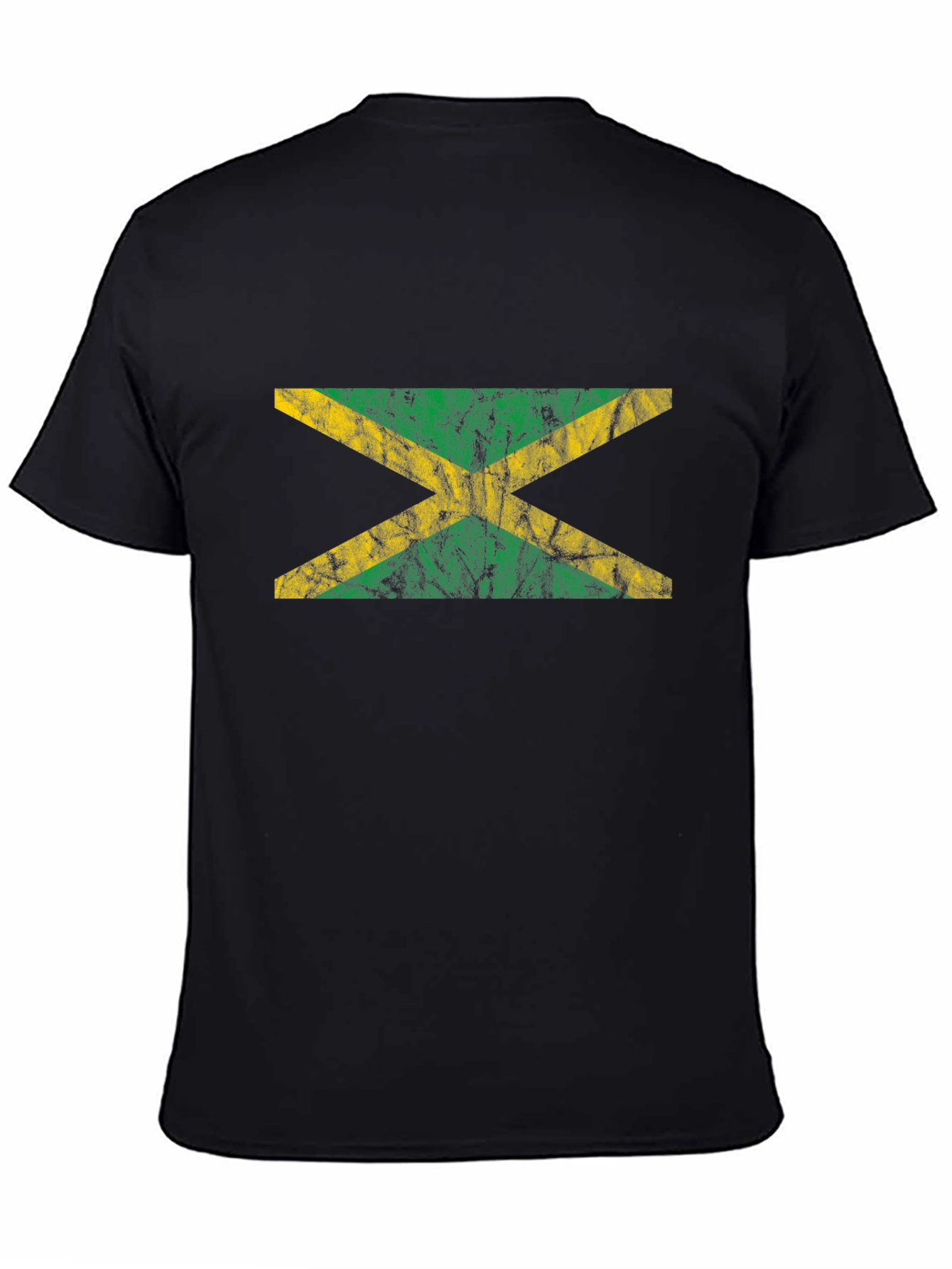 Jamaica Flag T-Shirt - Distressed Look Tee