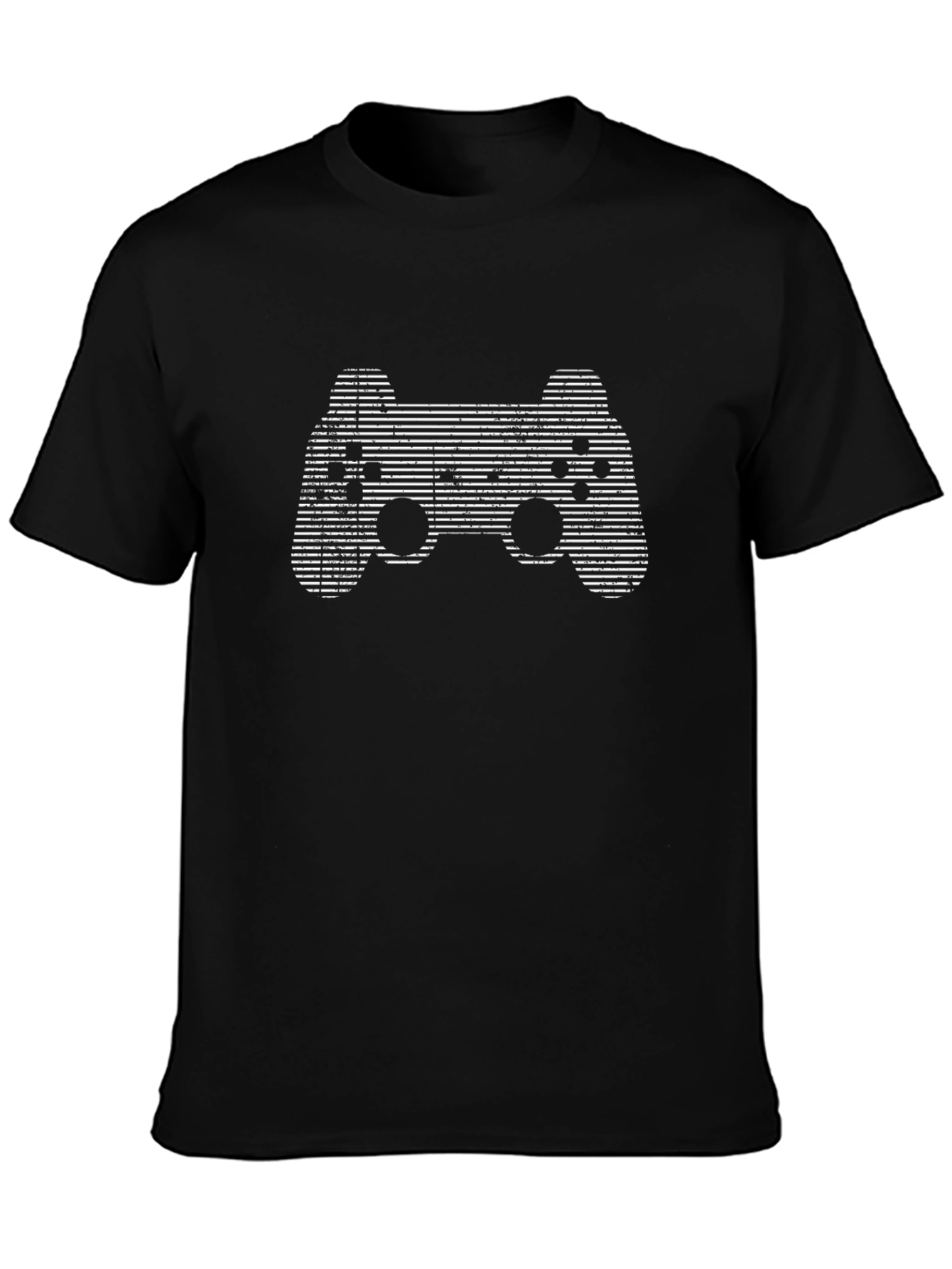 Gaming Controller Graphic Tee - Black
