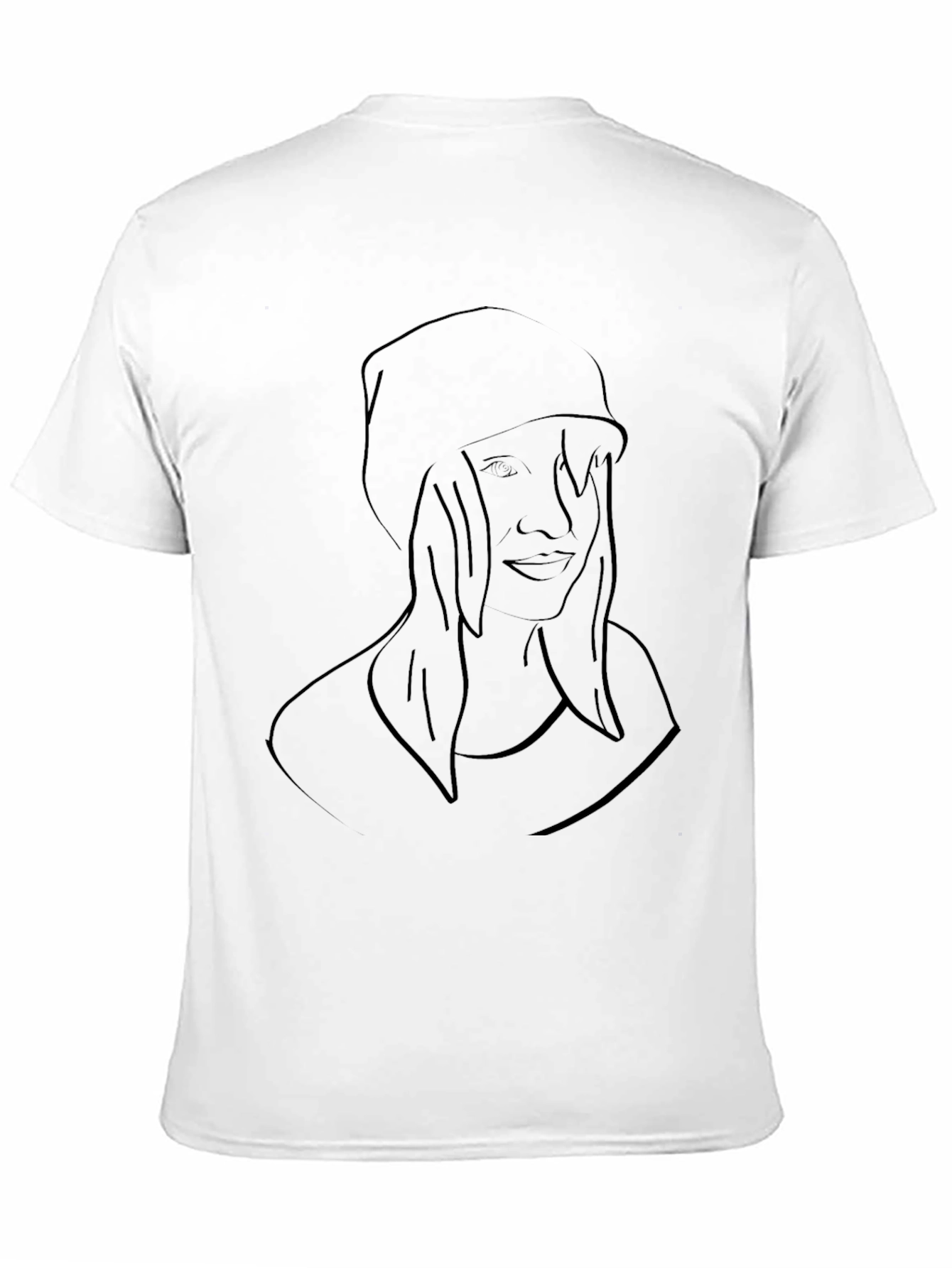 Minimalist Graphic T-Shirt - Black