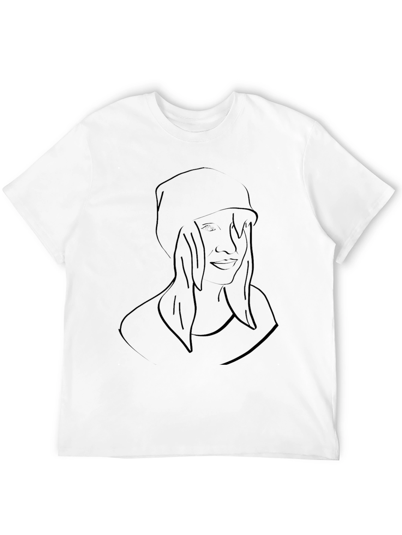 Minimalist Graphic T-Shirt - Black