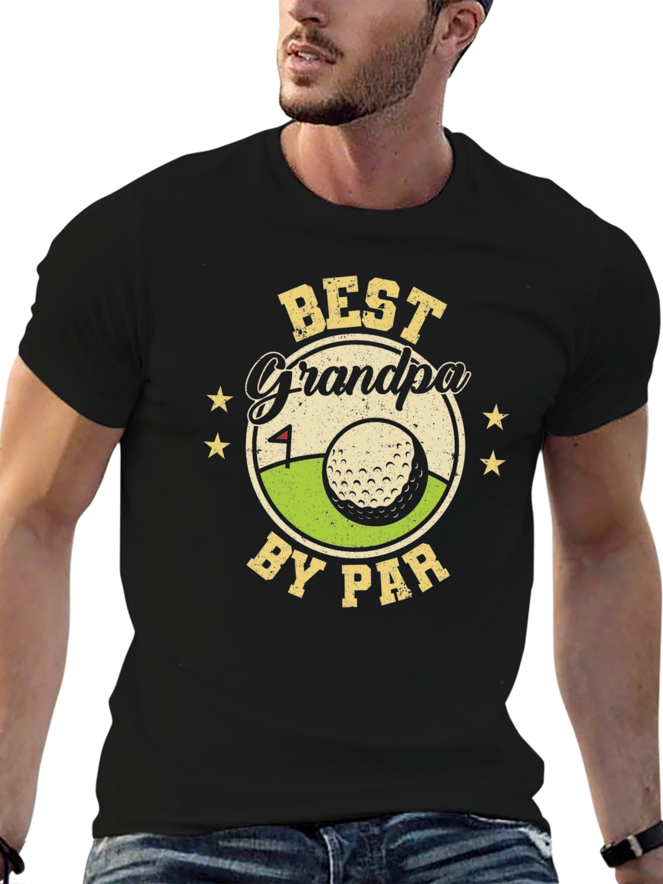 Best Grandpa By Par Golf T-Shirt