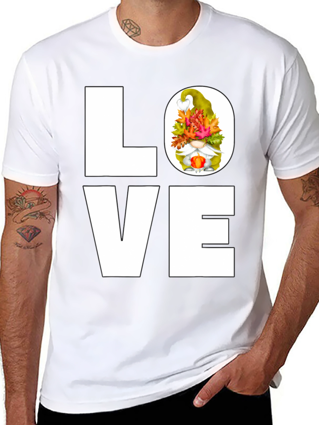 Fall Gnome Love T-Shirt