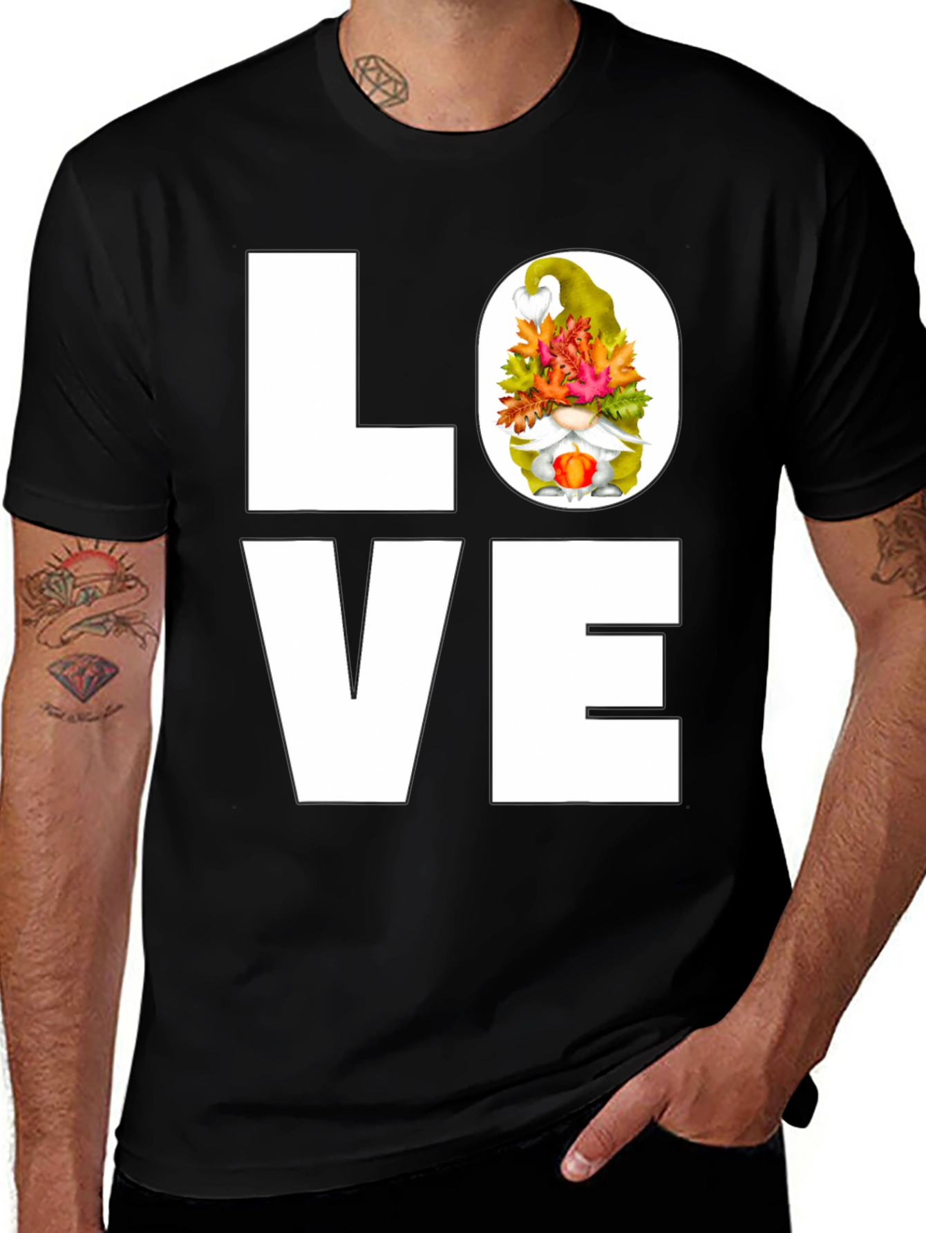 Fall Gnome Love T-Shirt