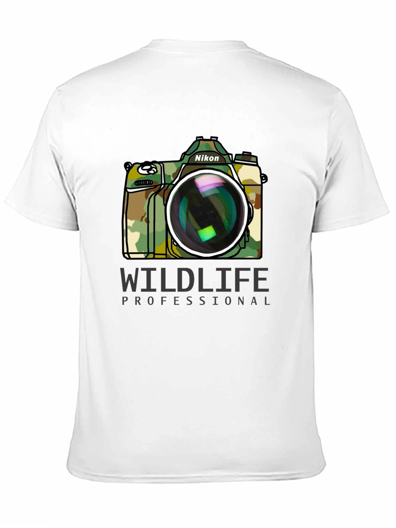Wildlife Professional Camo Camera T-Shirt
