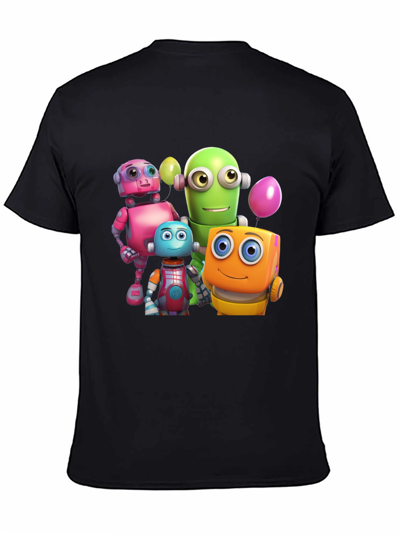 Robot Buddies Graphic T-Shirt - Fun & Unique!