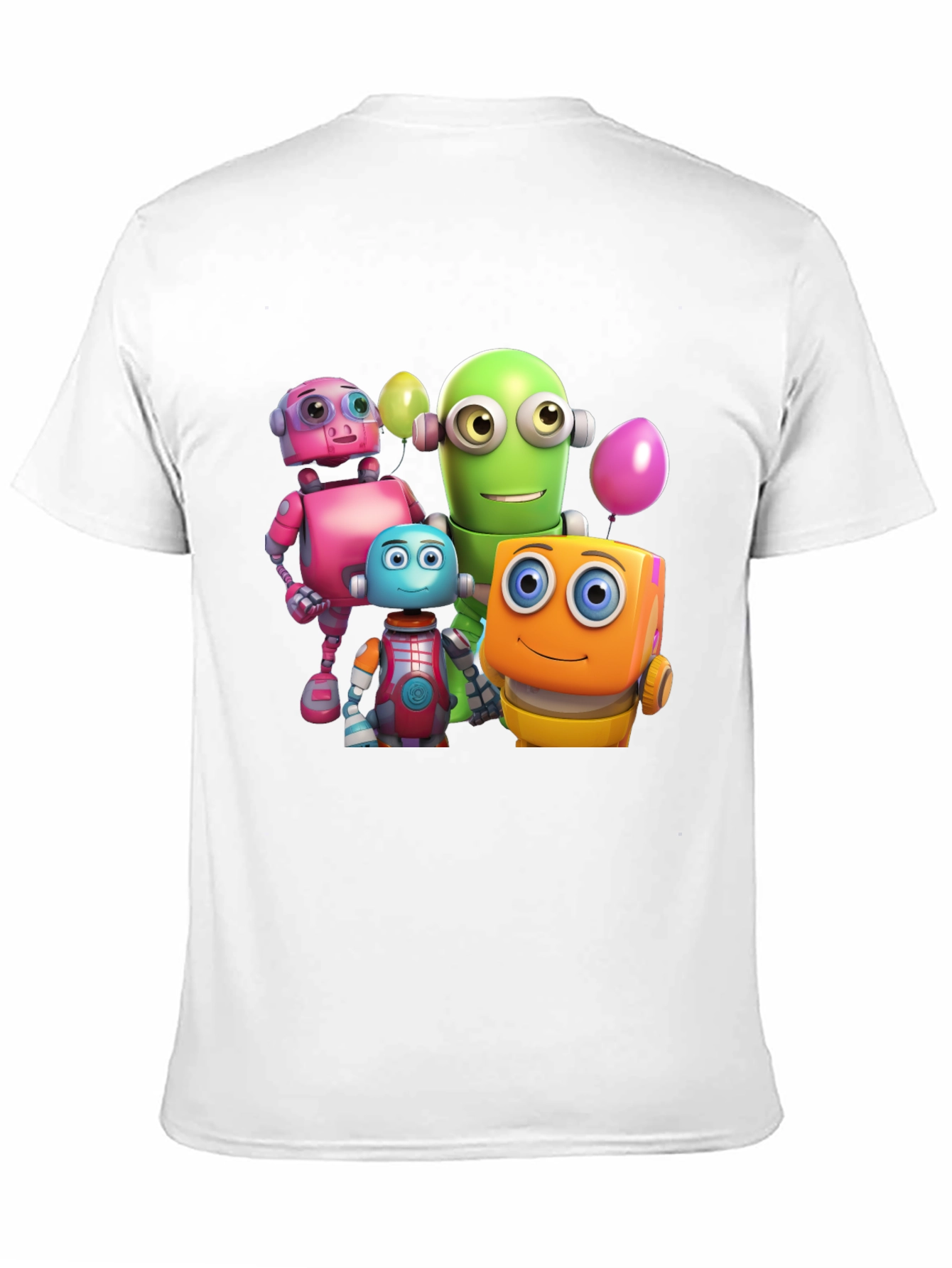 Robot Buddies Graphic T-Shirt - Fun & Unique!