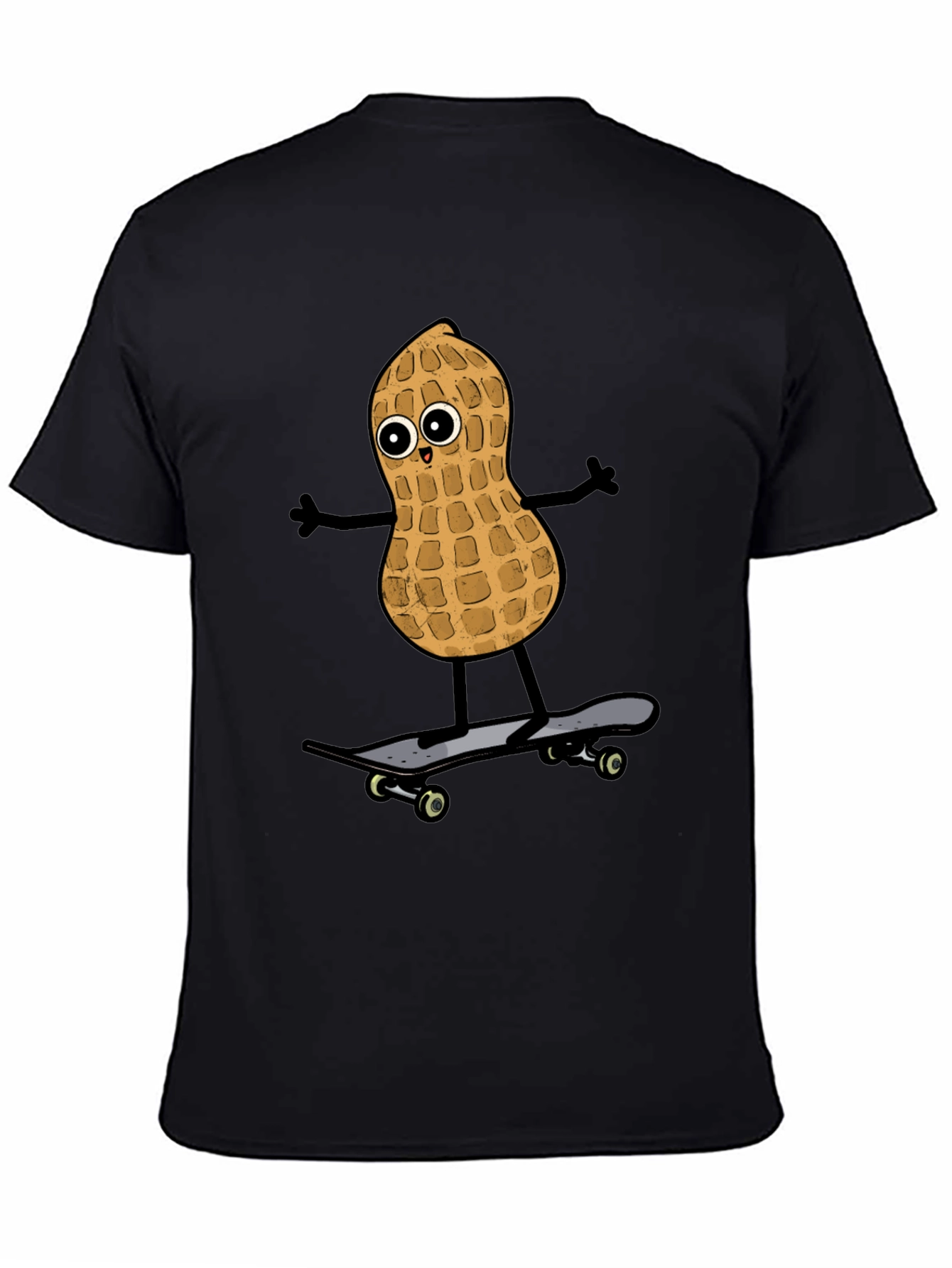 Peanut Skateboarder Graphic Tee - Black