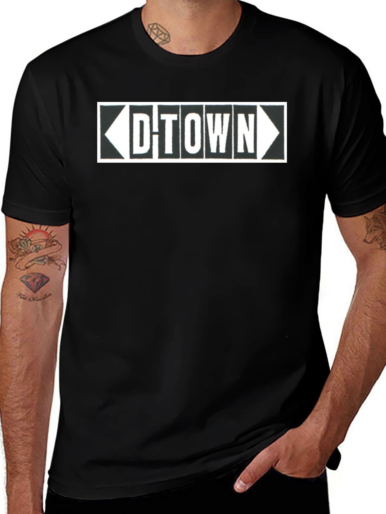 D-Town Graphic Tee - Urban Style
