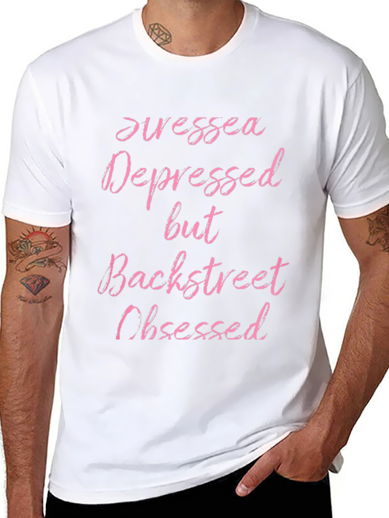 Awesomely Depressed Backstreet Obsessed T-Shirt