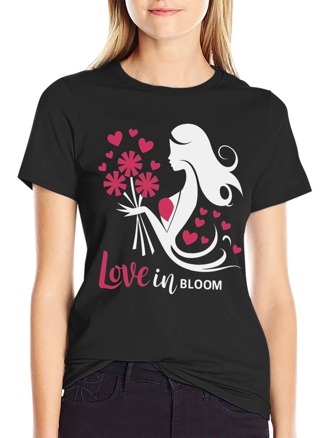 Love in Bloom Graphic Tee - Stylish & Trendy