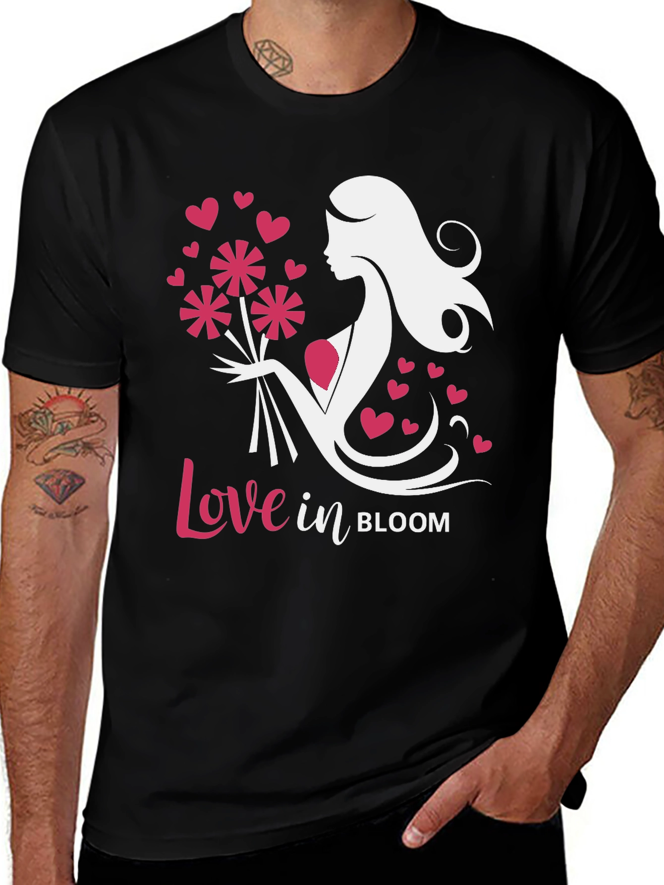 Love in Bloom Graphic Tee - Stylish & Trendy