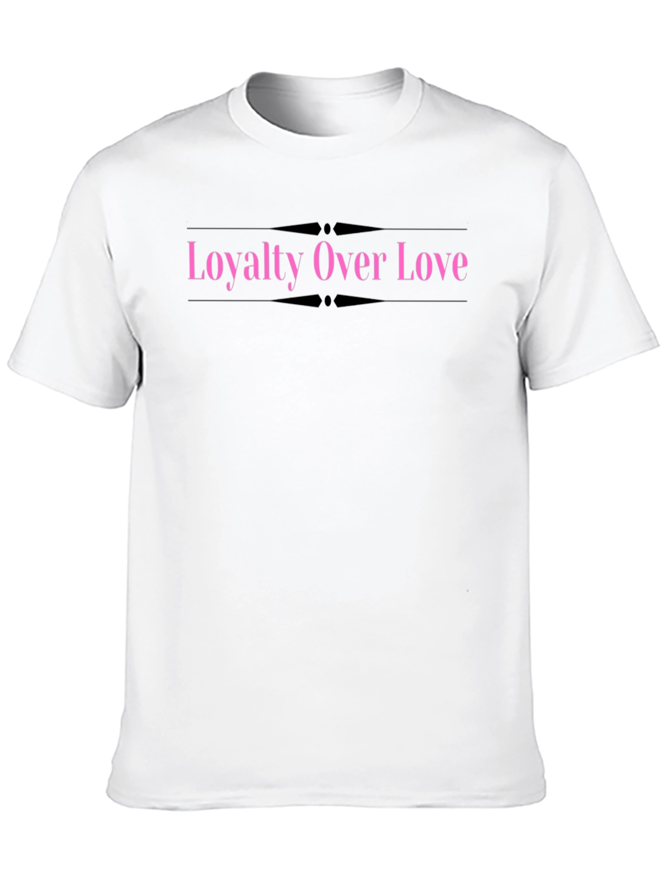 Loyalty Over Love Graphic Tee - Black