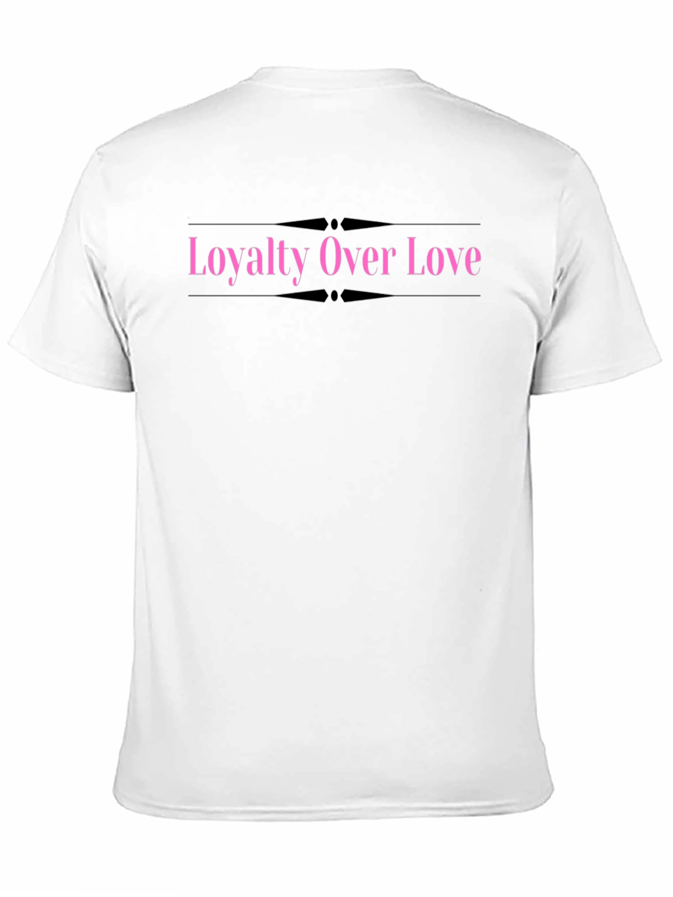 Loyalty Over Love Graphic Tee - Black