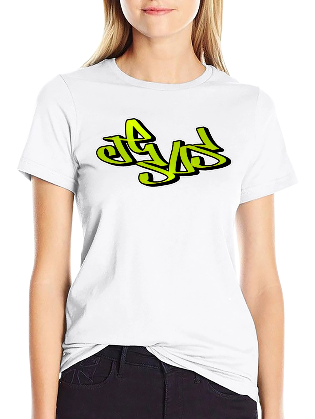 Cool Graphic Tee - Street Style Graffiti Design