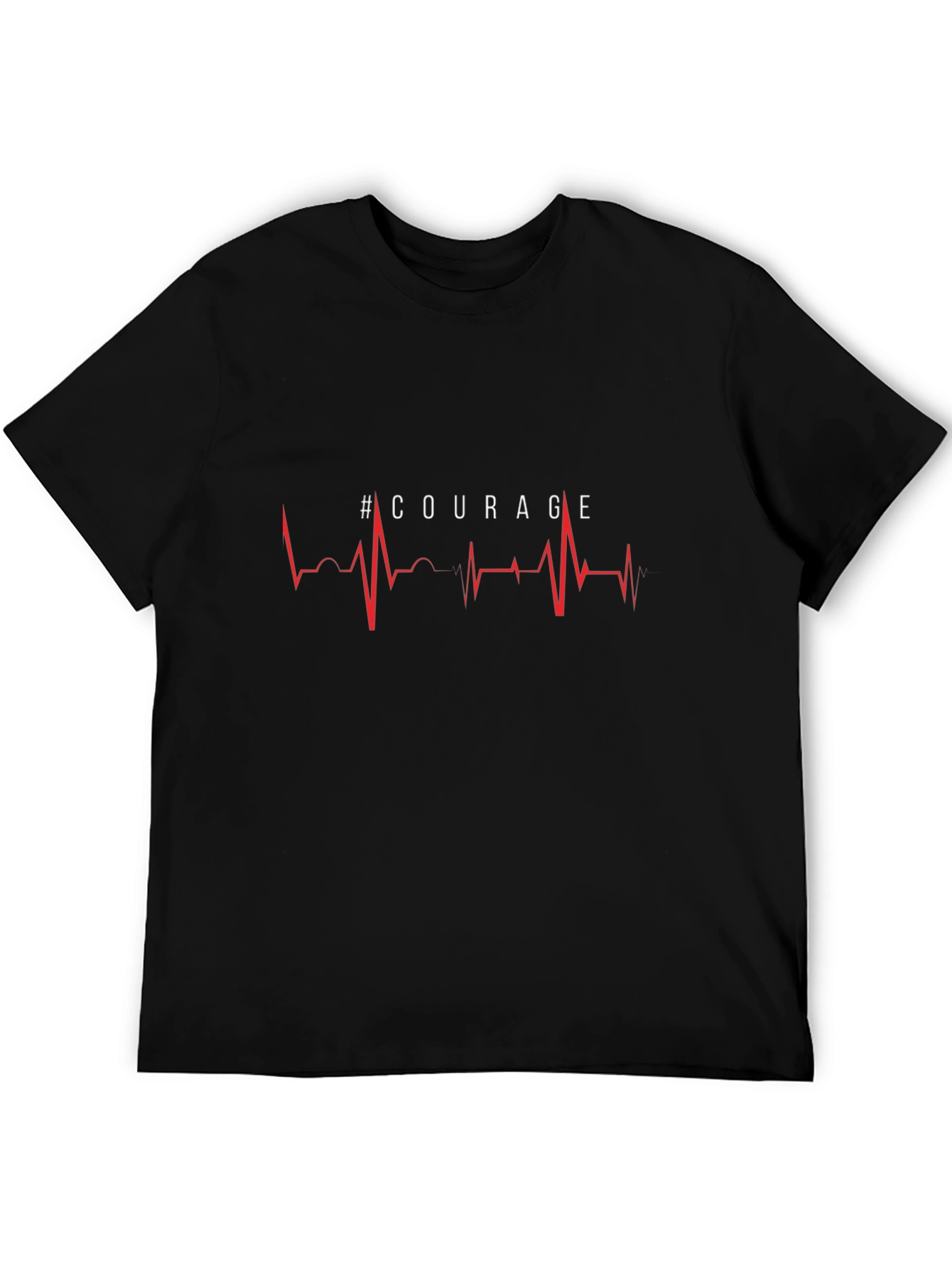 Courage Heartbeat Graphic Tee