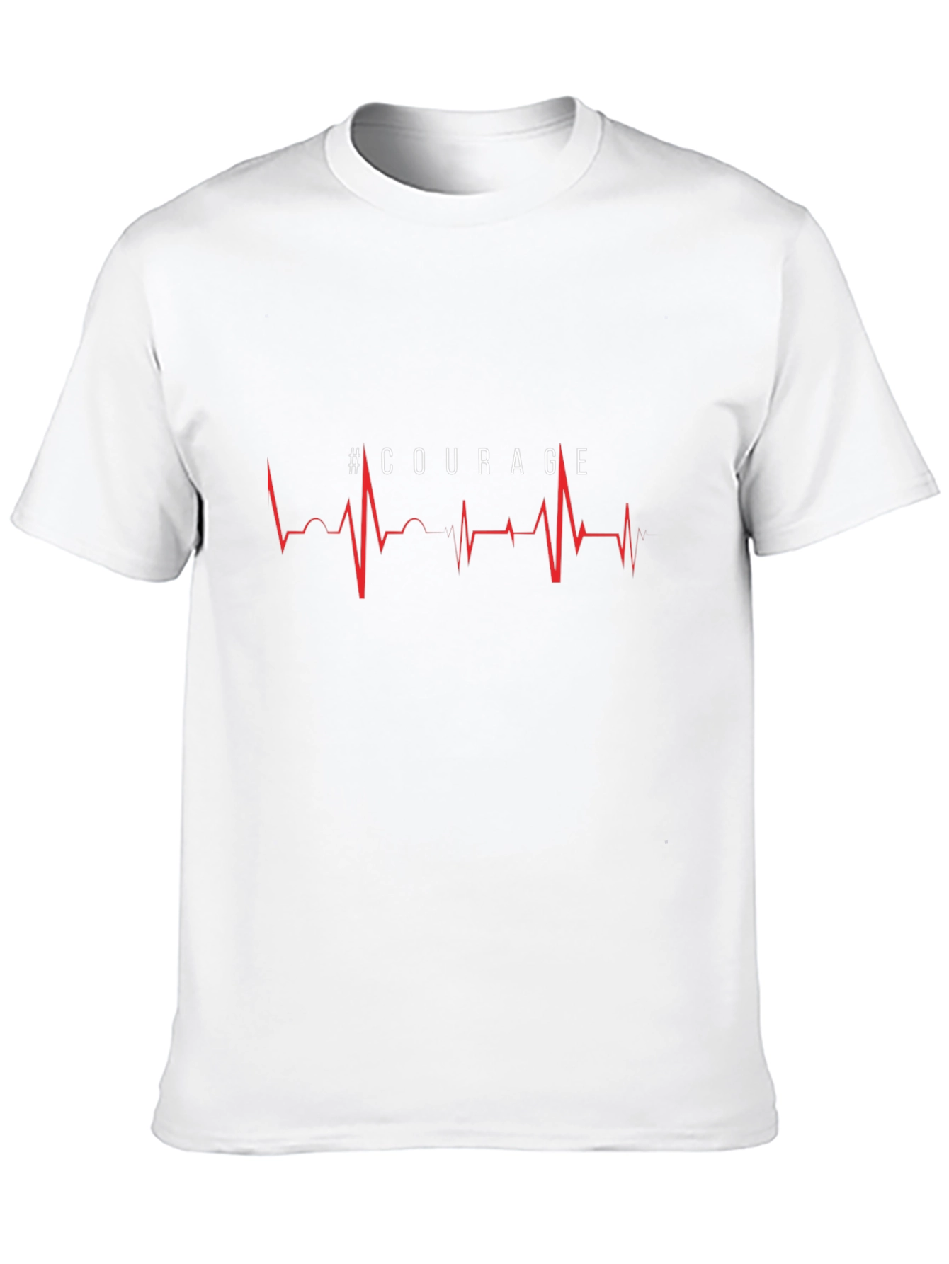 Courage Heartbeat Graphic Tee